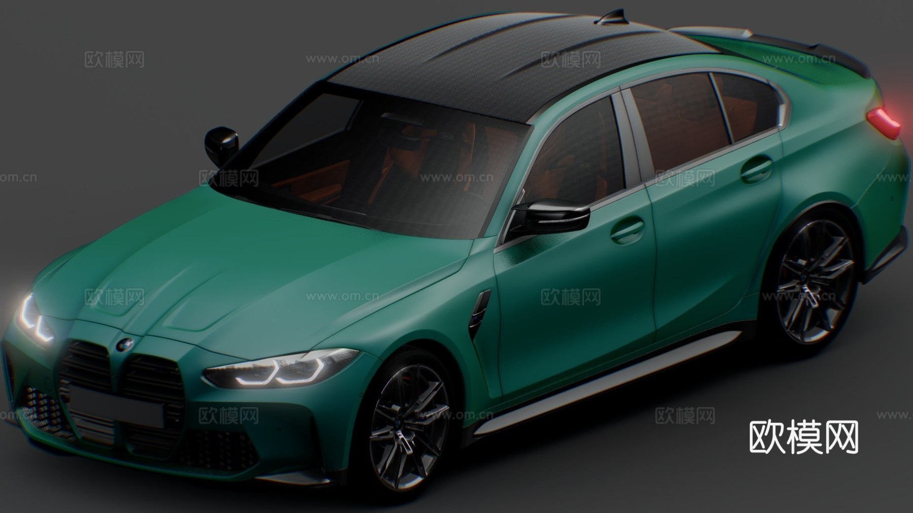 宝马 M3 竞赛 G80su模型