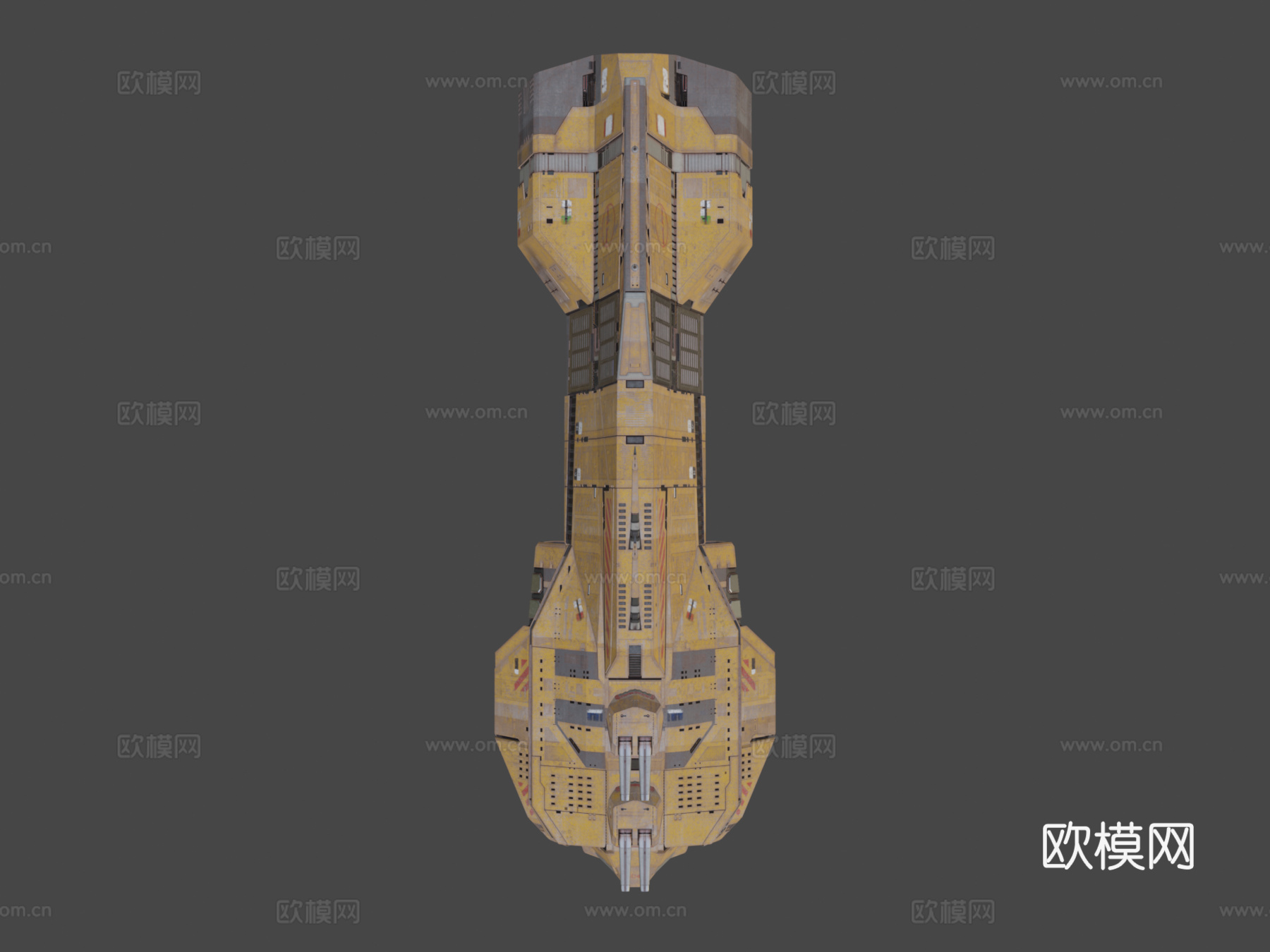 家园世界泰坦驱逐舰su模型