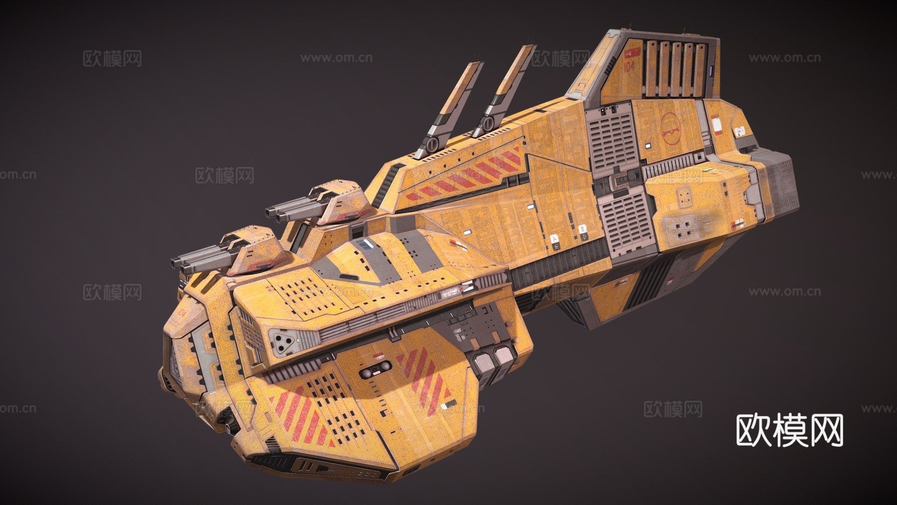 家园世界泰坦驱逐舰su模型