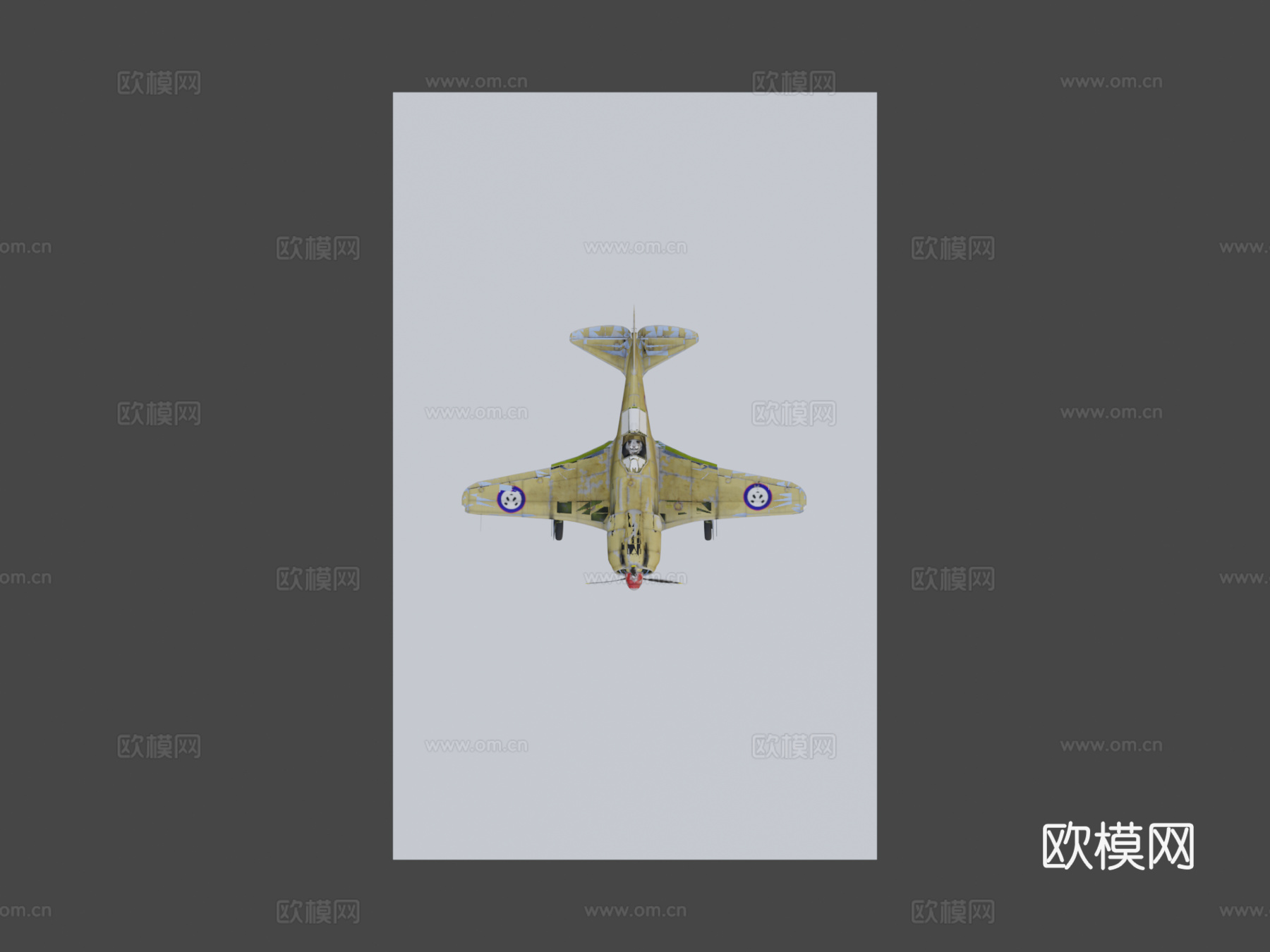 我的战争雷霆飞机3d模型