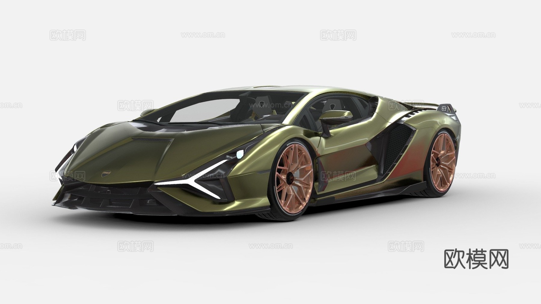 D模型西恩终极混合动力超级跑车su模型