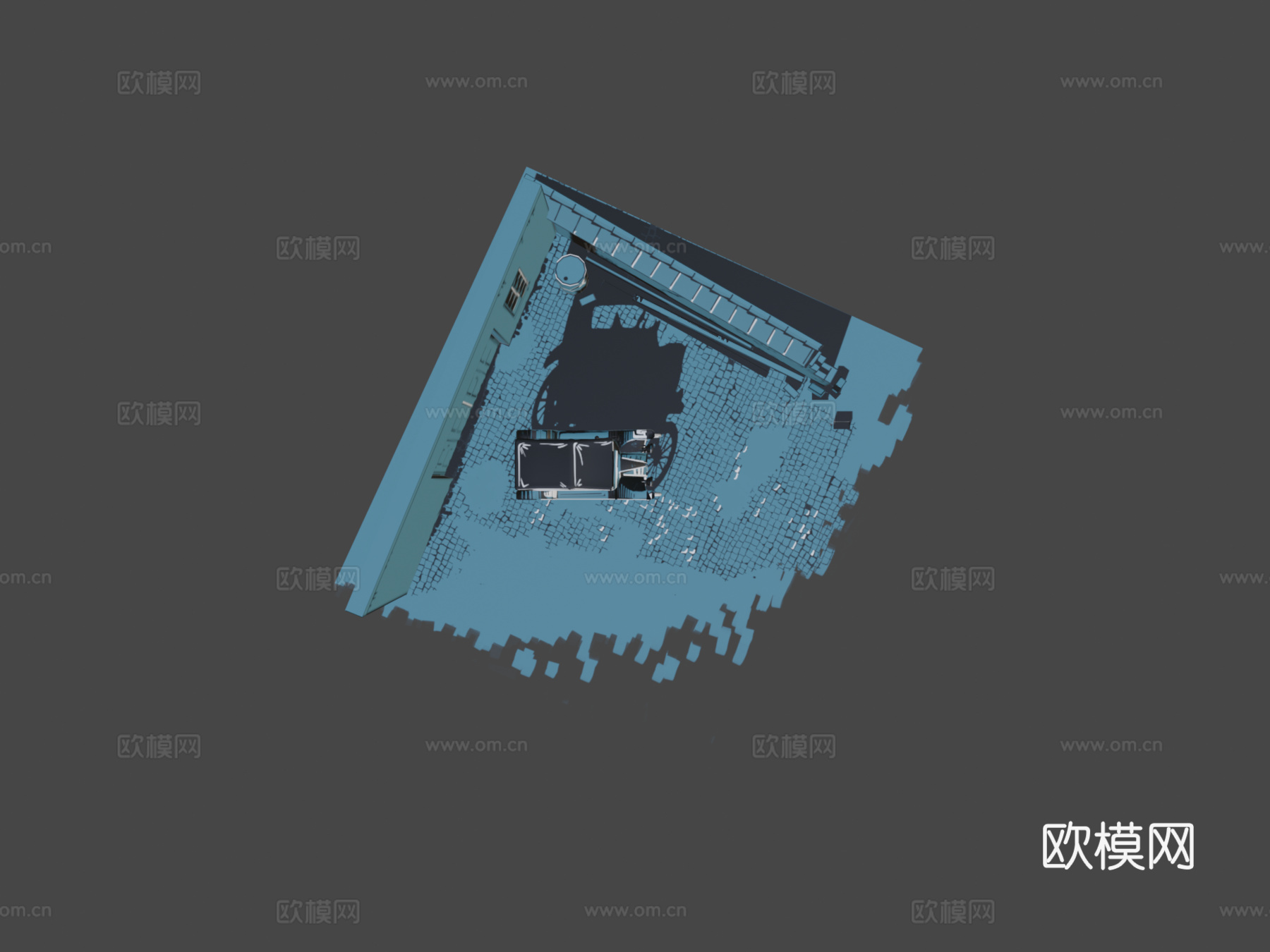 老爷车T型su模型