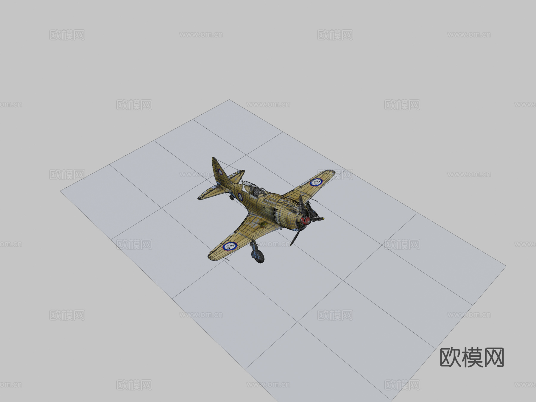 我的战争雷霆飞机3d模型