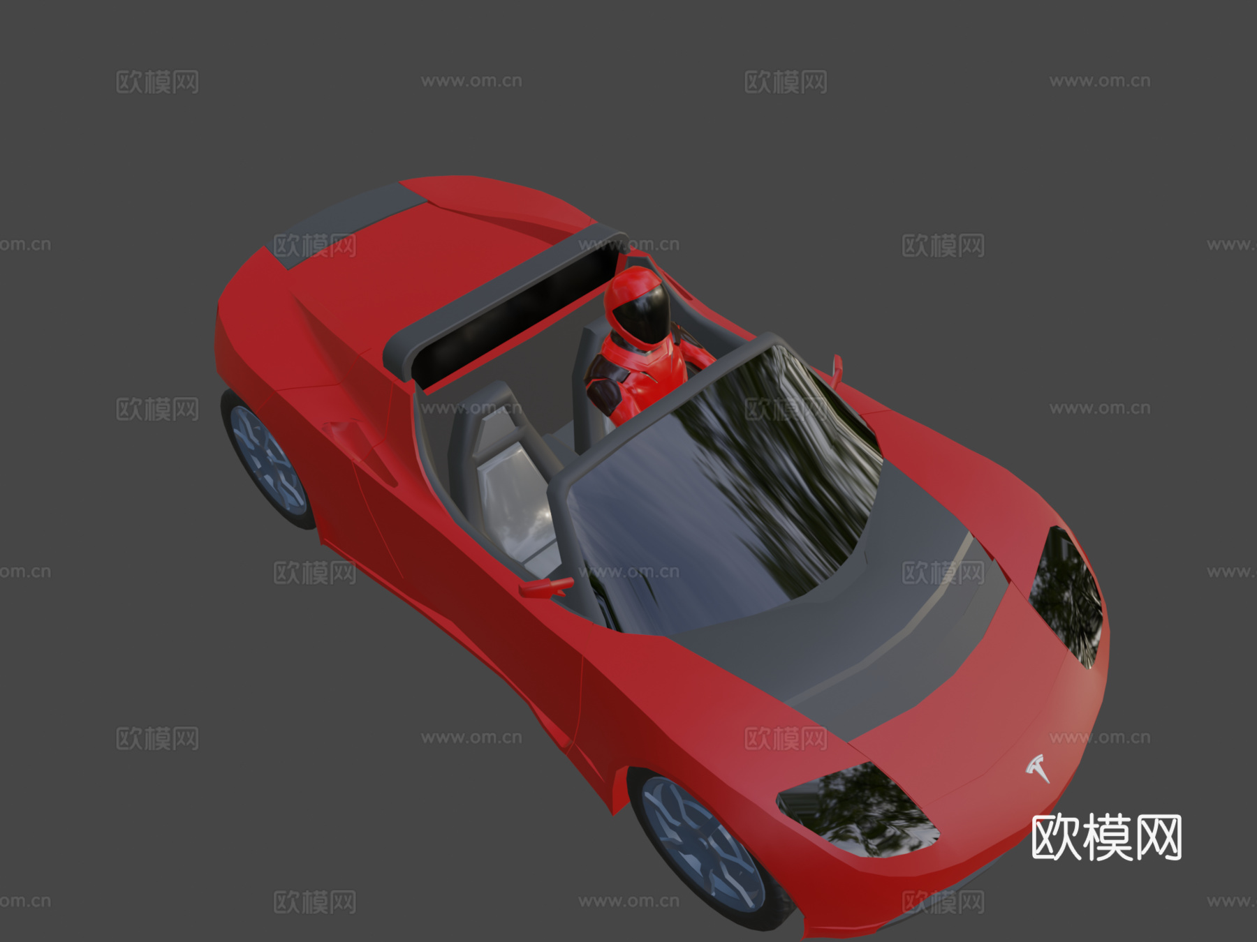 太空中的特斯拉su模型