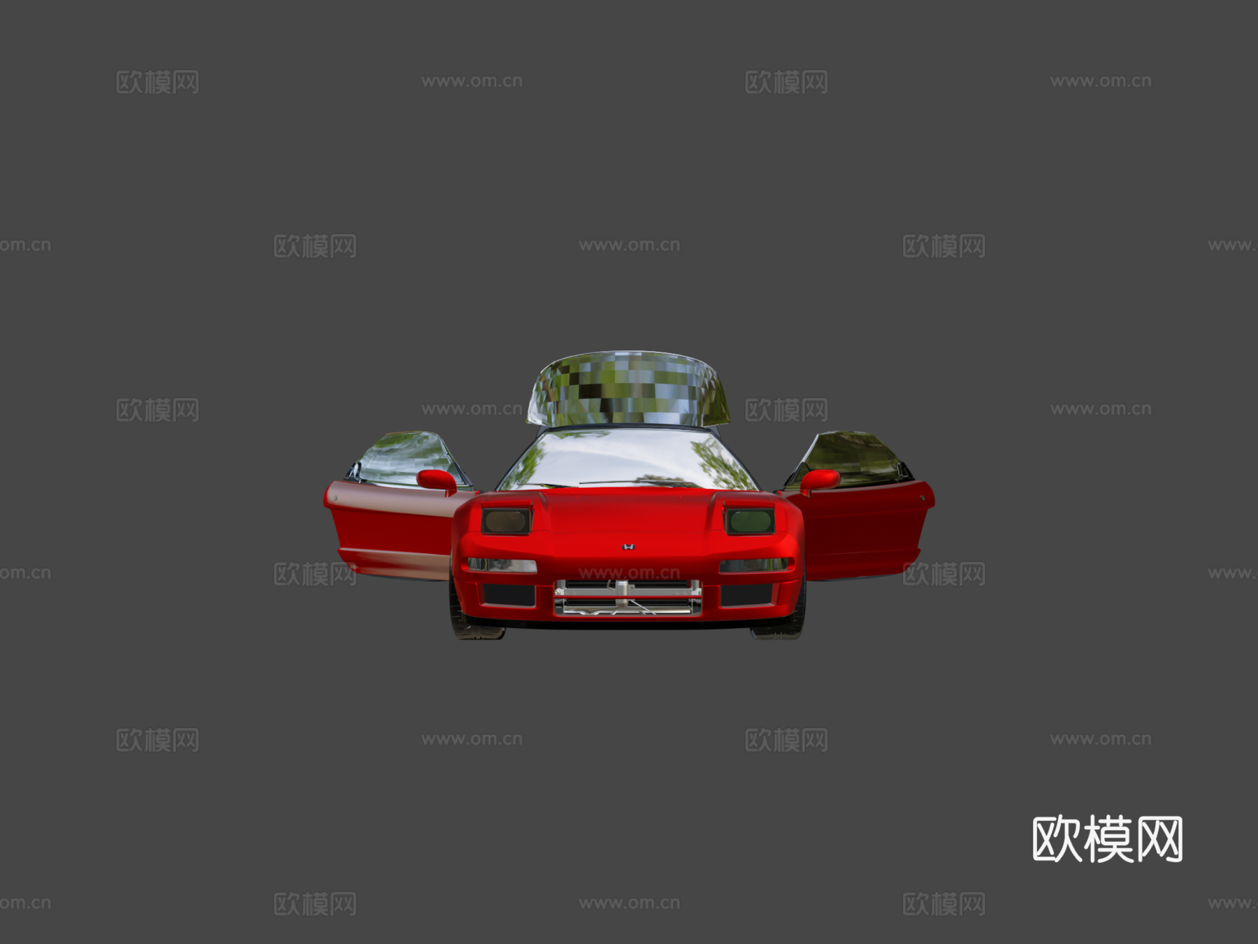 一九九四本田NSX TypeR详细3d模型