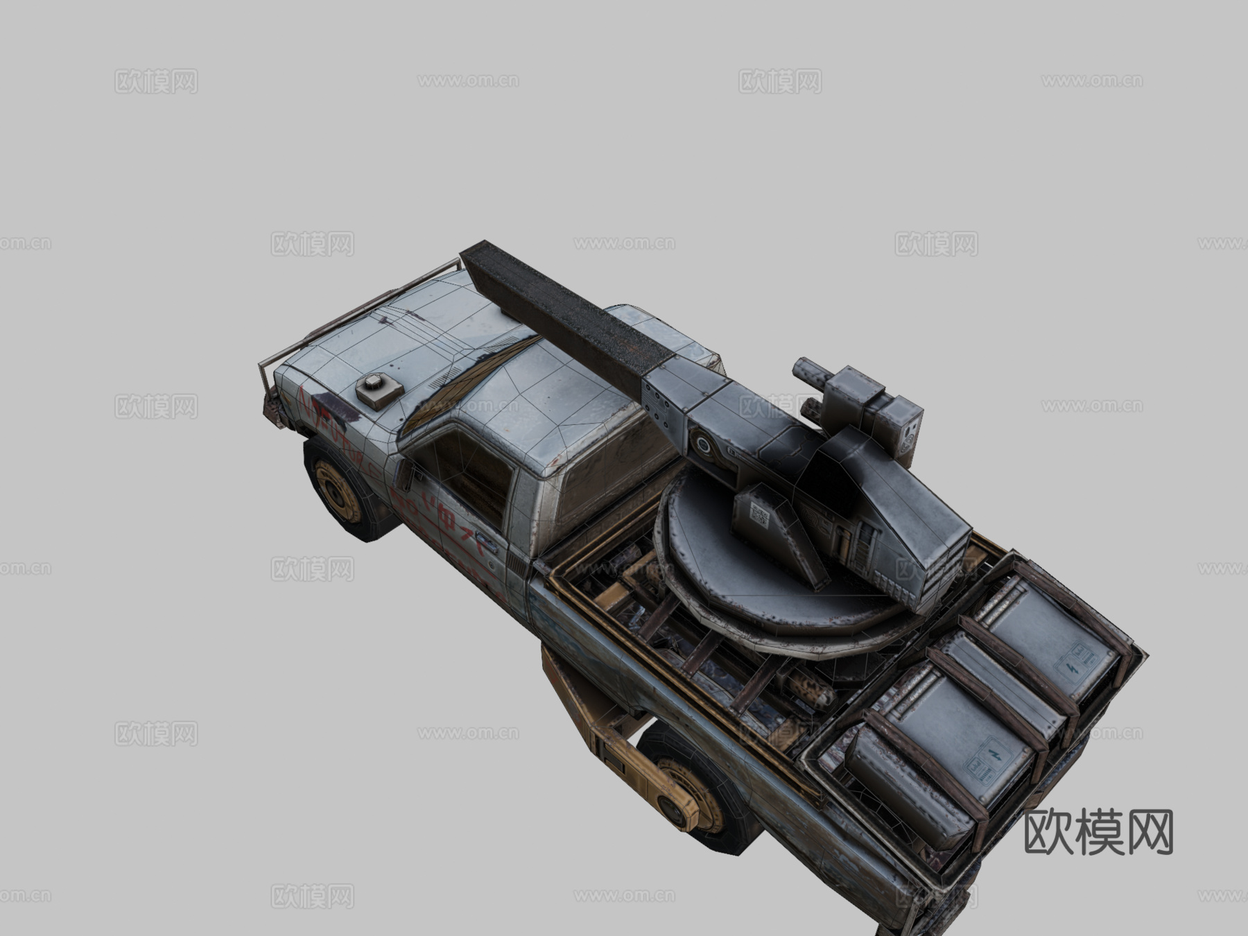 赛博朋克技术车su模型