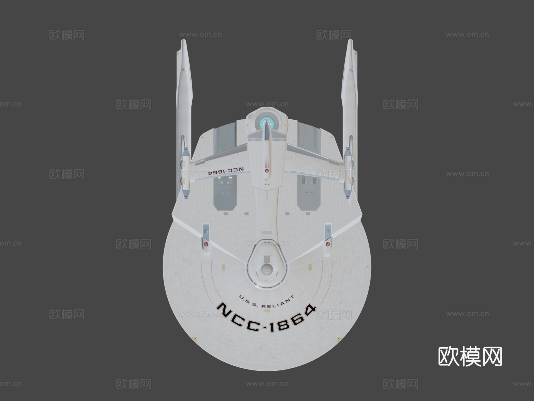 米兰达级美国星舰信赖号NCC1864变体su模型