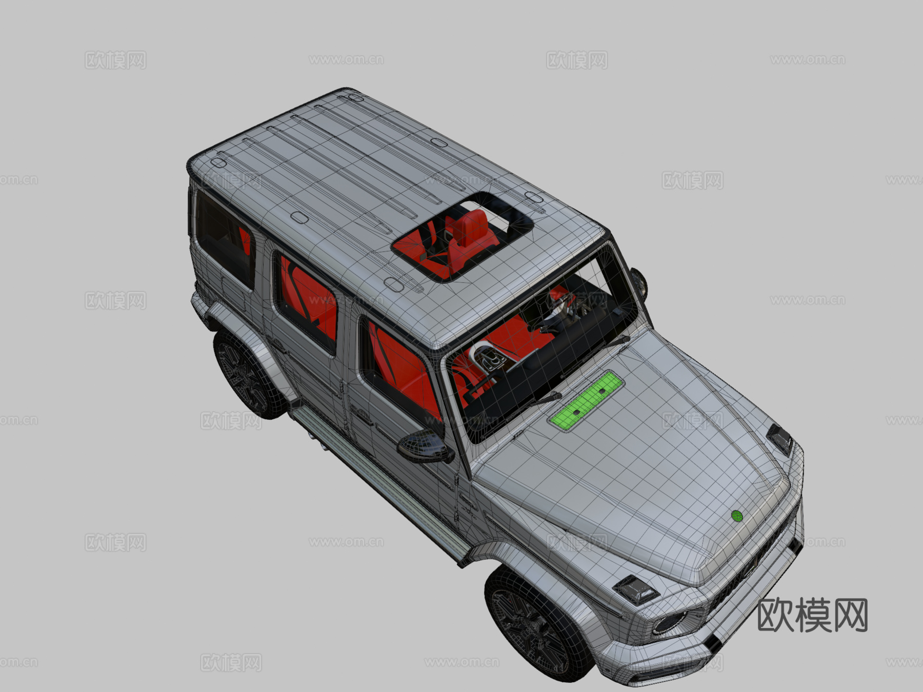 梅赛德斯-奔驰G63 AMG G级越野车su模型