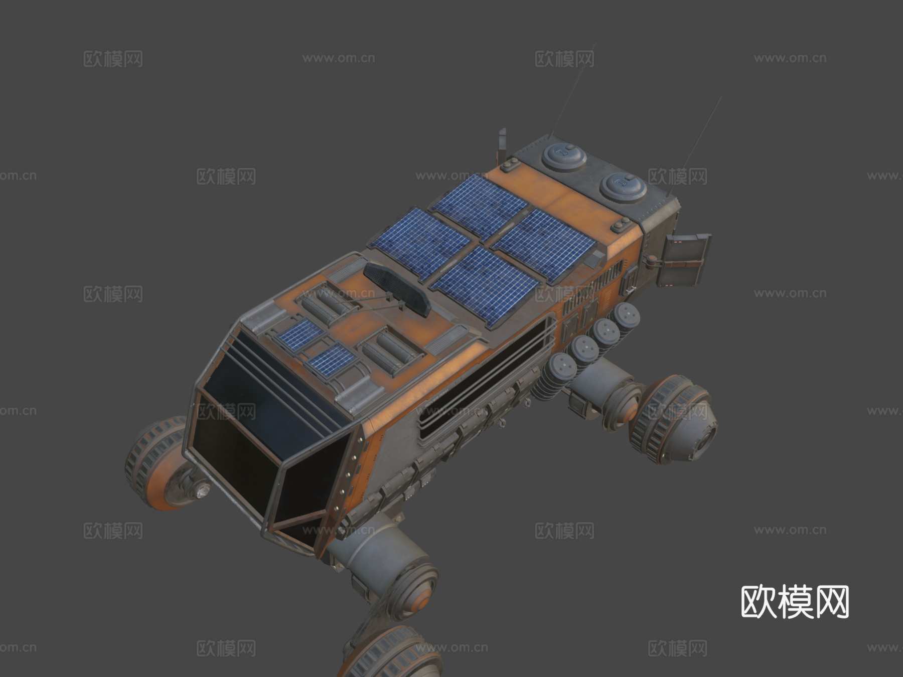 火星漫游车2su模型