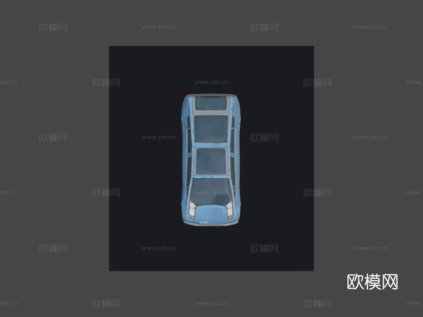 赛博朋克民用汽车2su模型