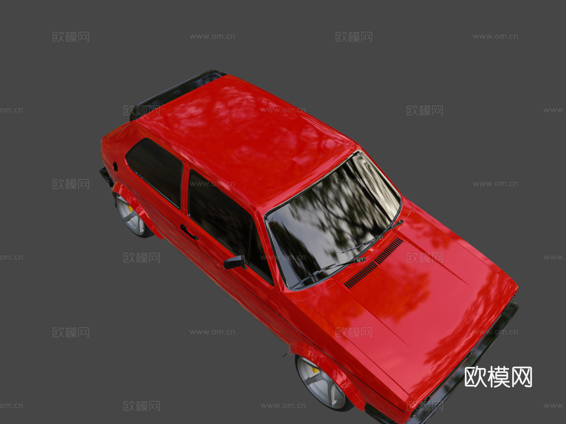 大众高尔夫 mk1 调校su模型