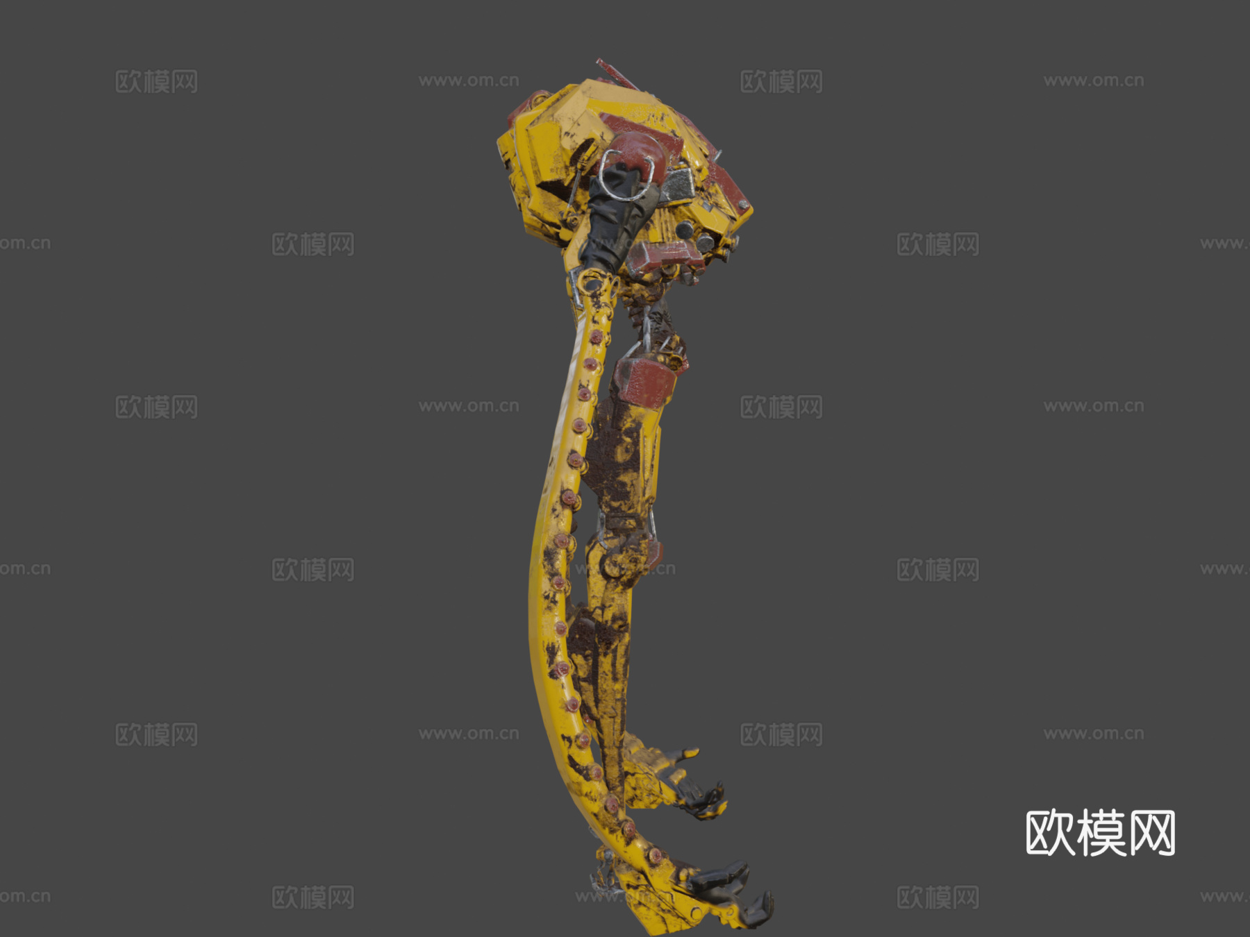 VR机甲 带纹理su模型