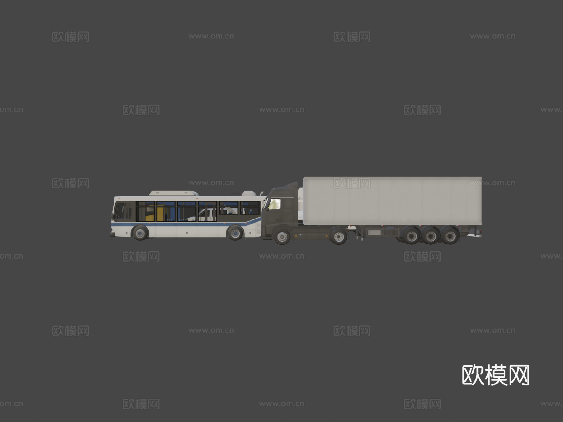 款低多边形汽车和卡车收藏su模型