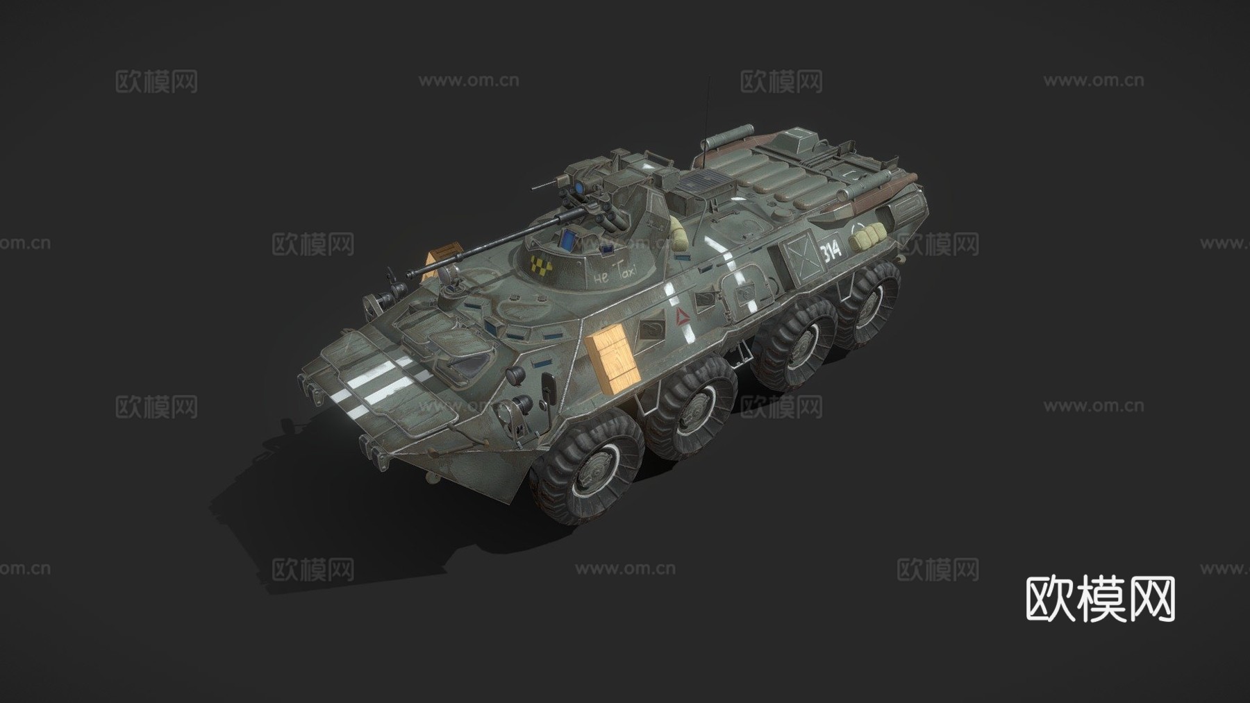 BTR82装甲运兵车su模型