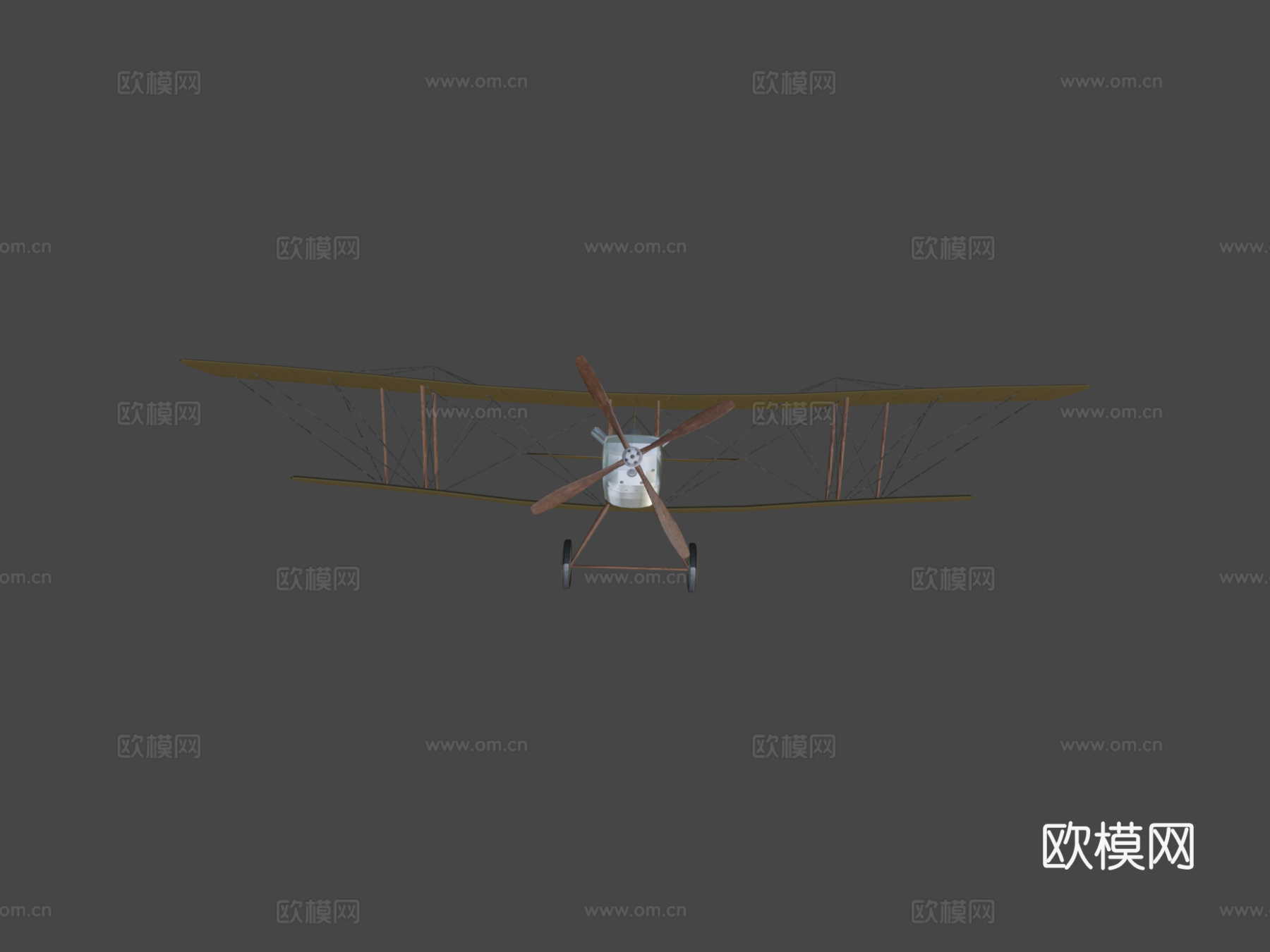 双翼飞机天堂麻烦资产伊卡洛斯13d模型