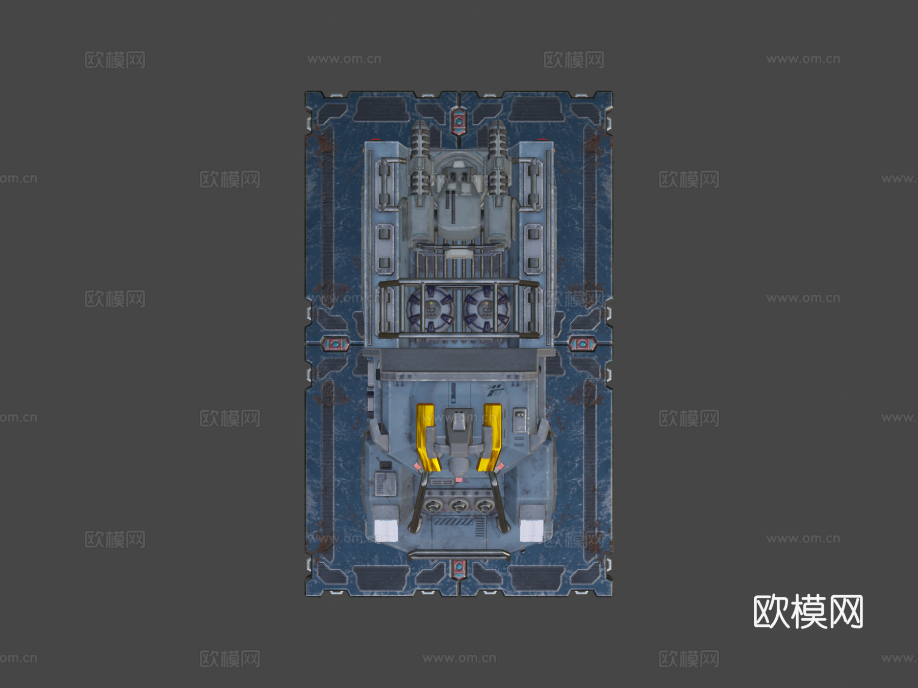 A.U.T. CF2 科幻卡车su模型