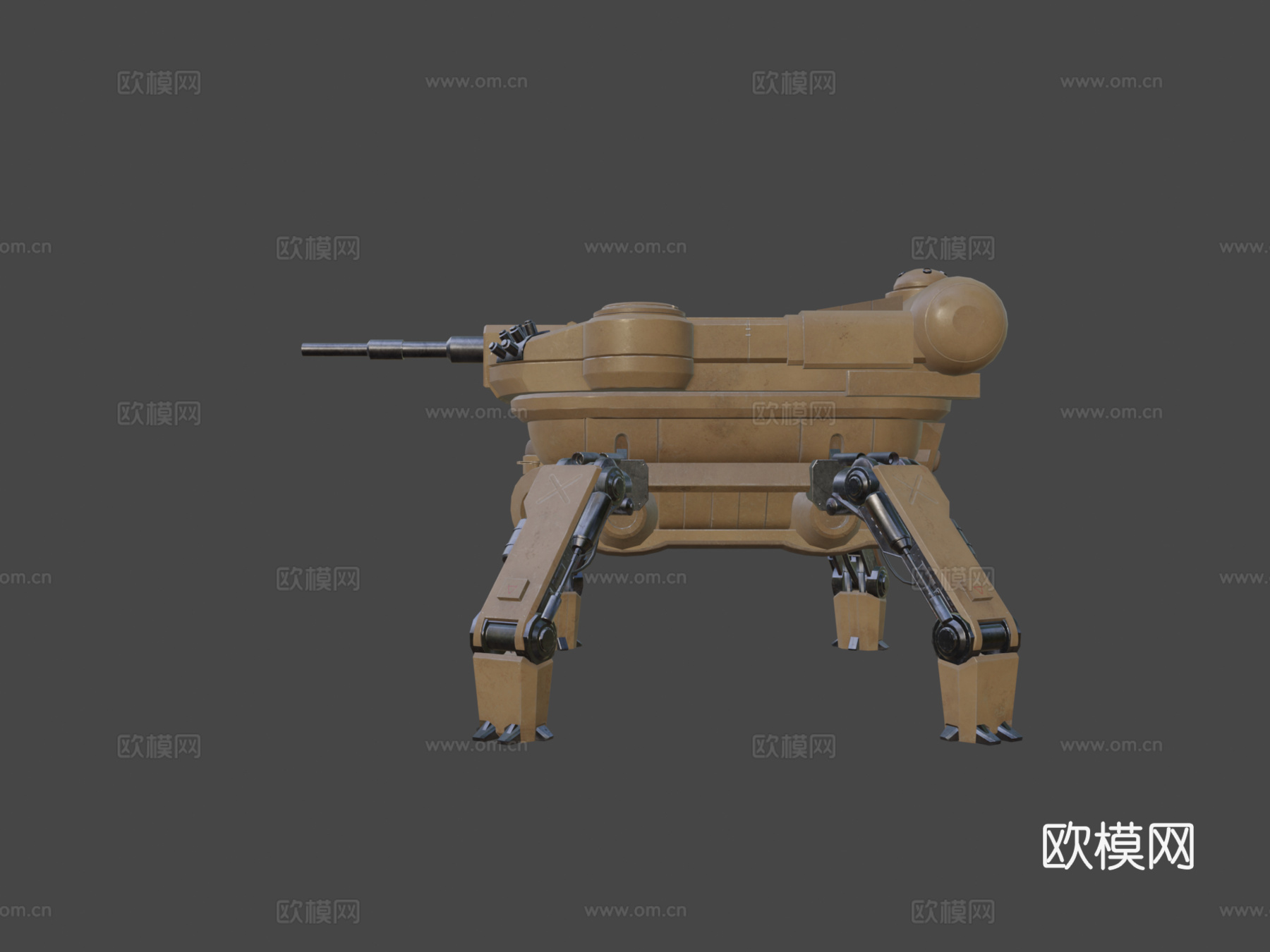 机甲坦克su模型