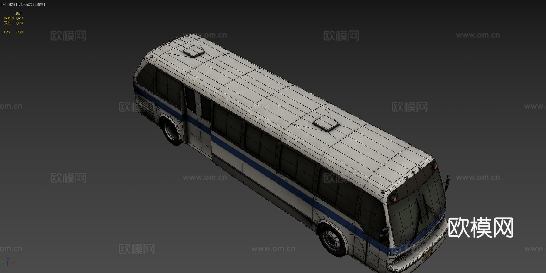 年代城市巴士su模型