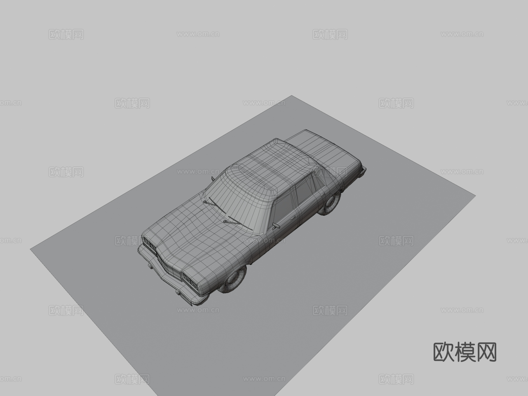 年代道奇外交官su模型