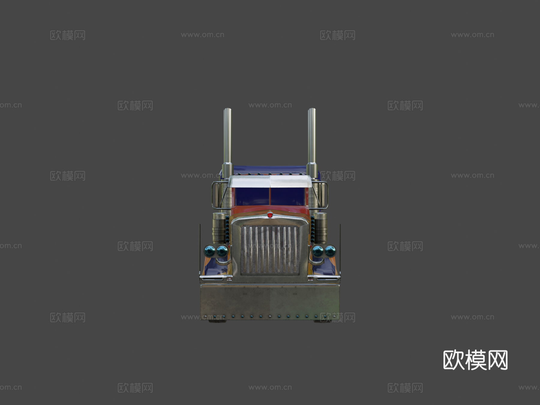 彼得比尔特 379 擎天柱su模型