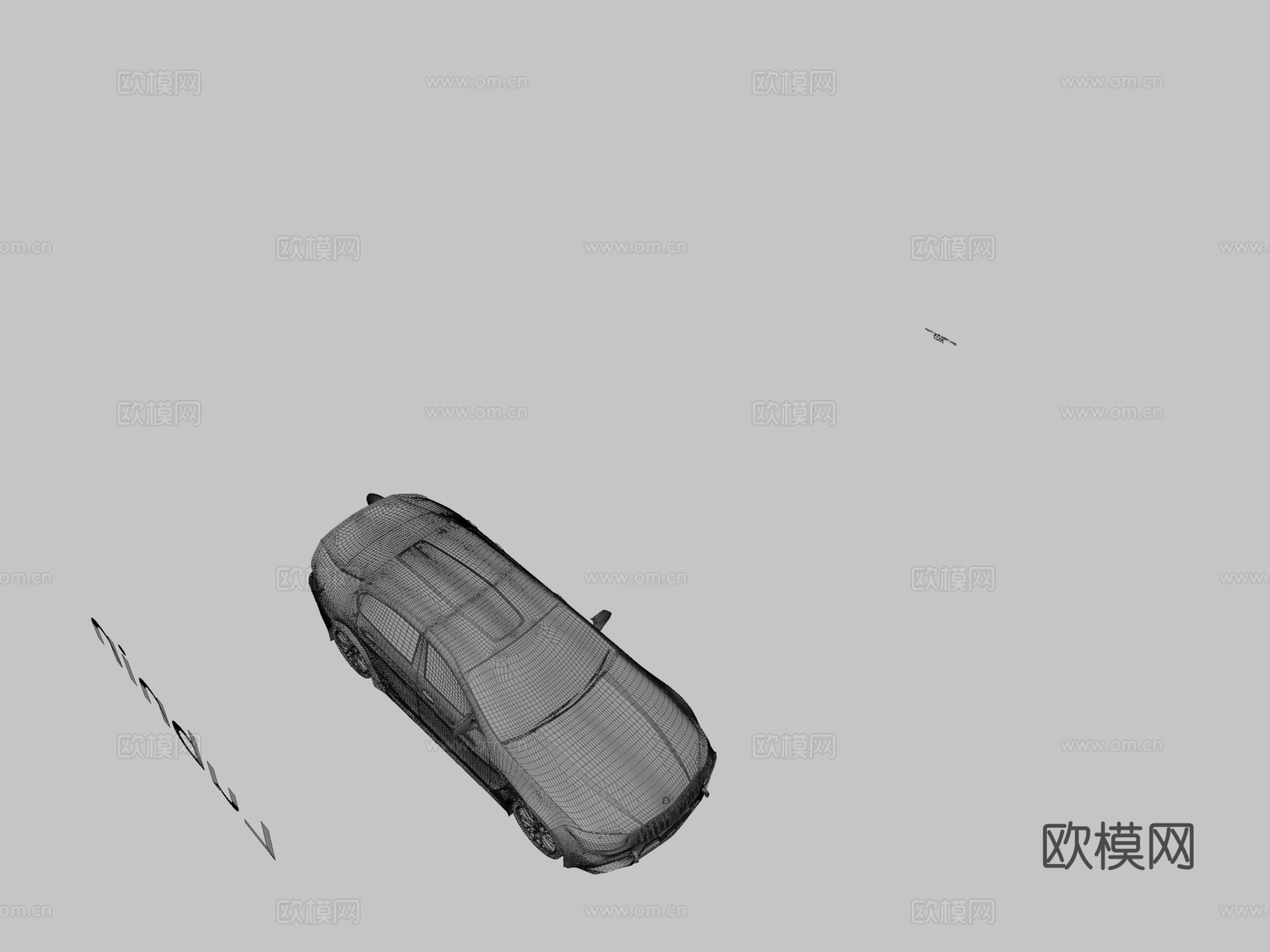 宝马 m8 大型轿跑 Competitionsu模型