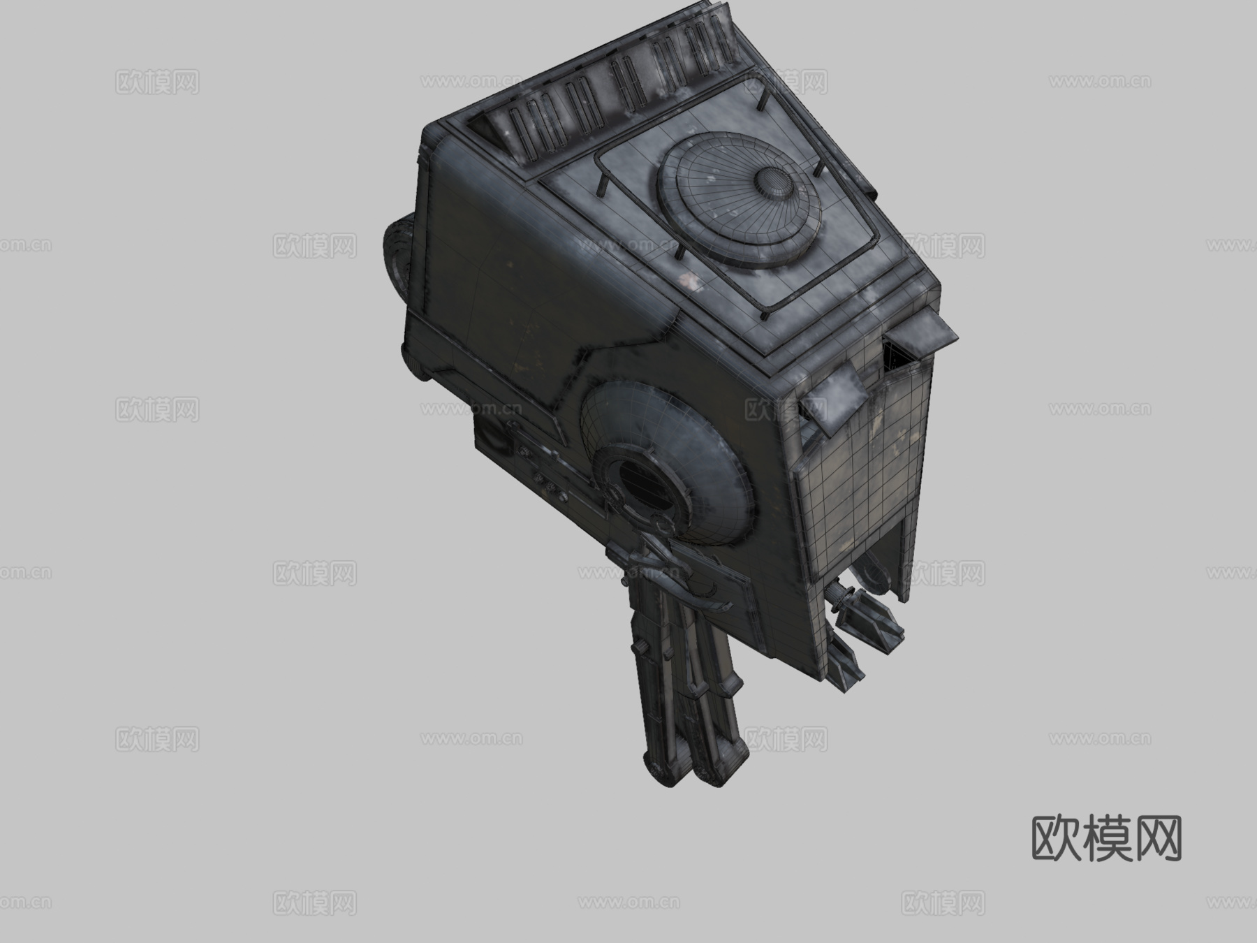 星球大战 ATST 绑定su模型