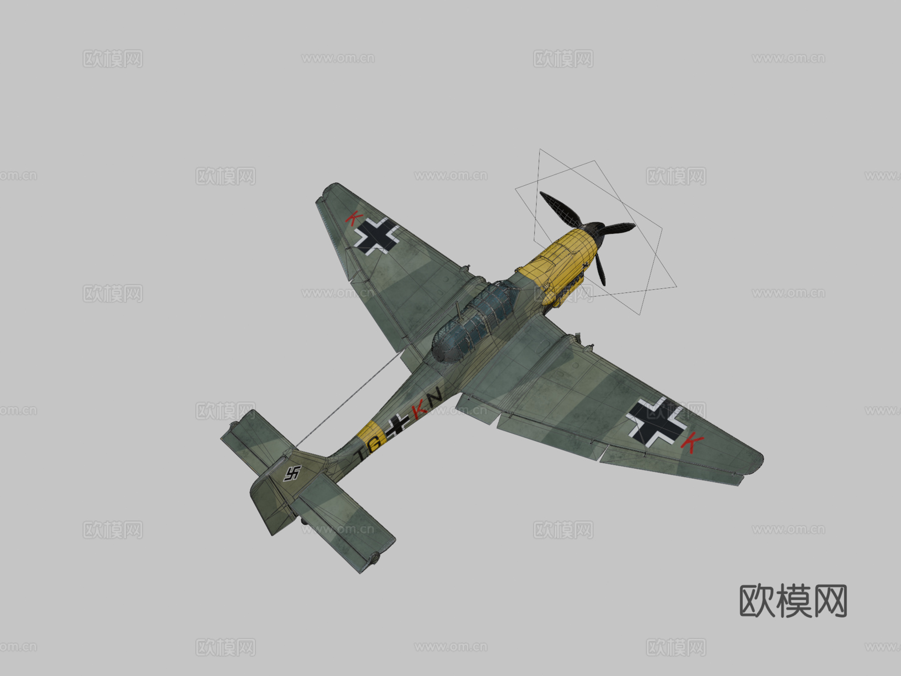 逃离德国 Ju 87 斯图卡su模型