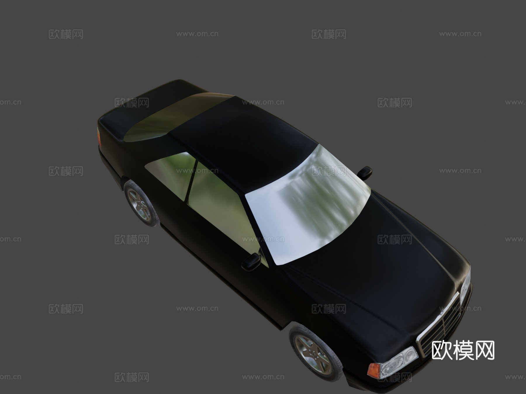 梅赛德斯奔驰E级W124未完成su模型