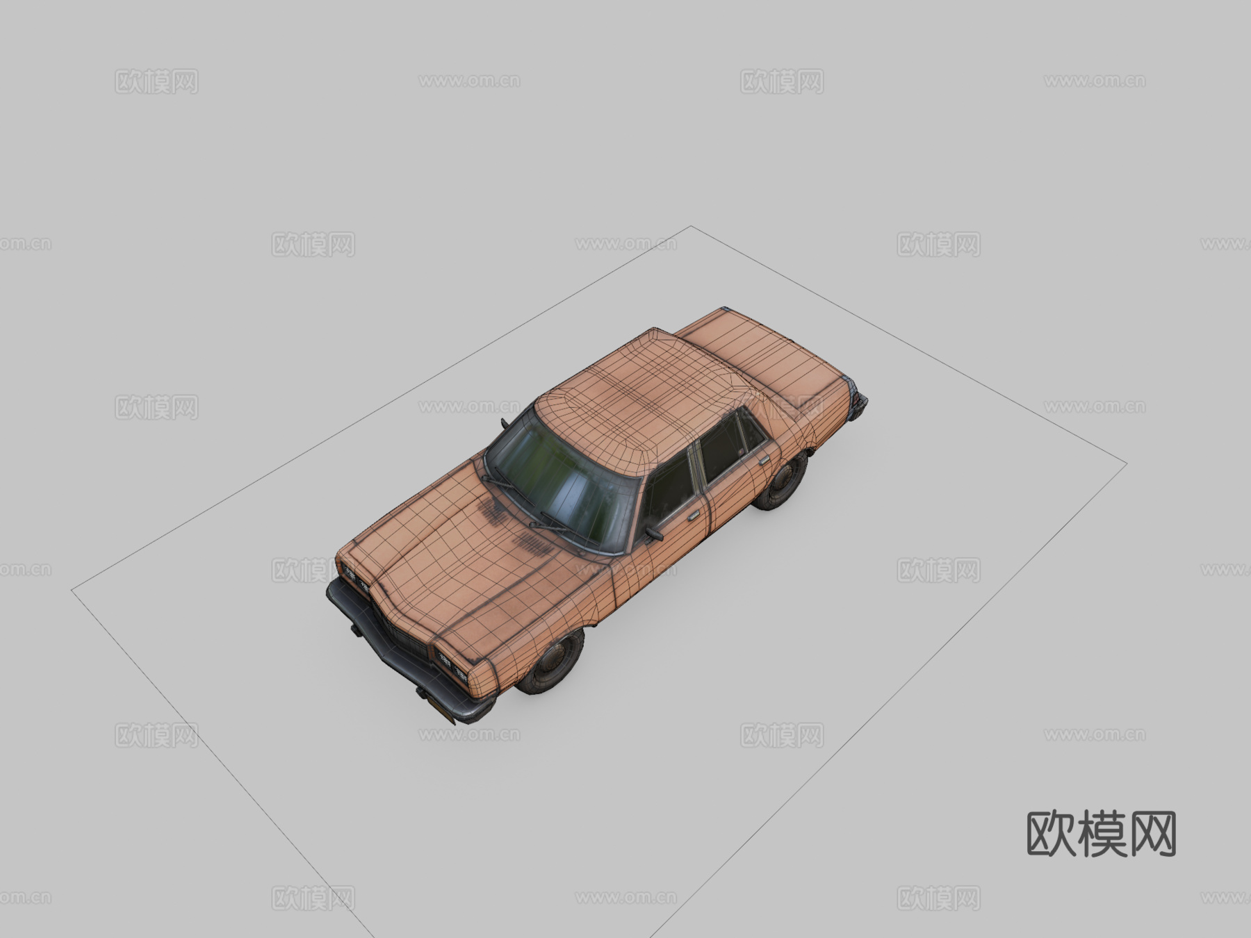 年代道奇外交官su模型