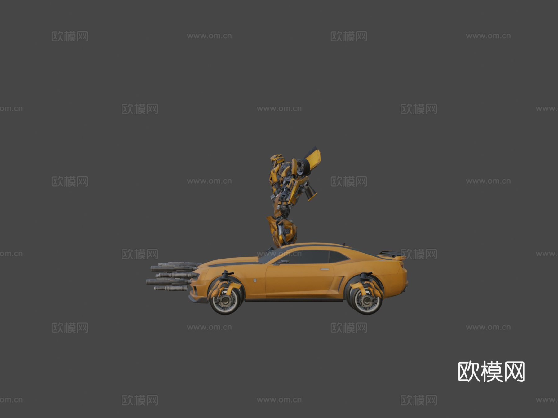 变形金刚 月黑之时 大黄蜂su模型