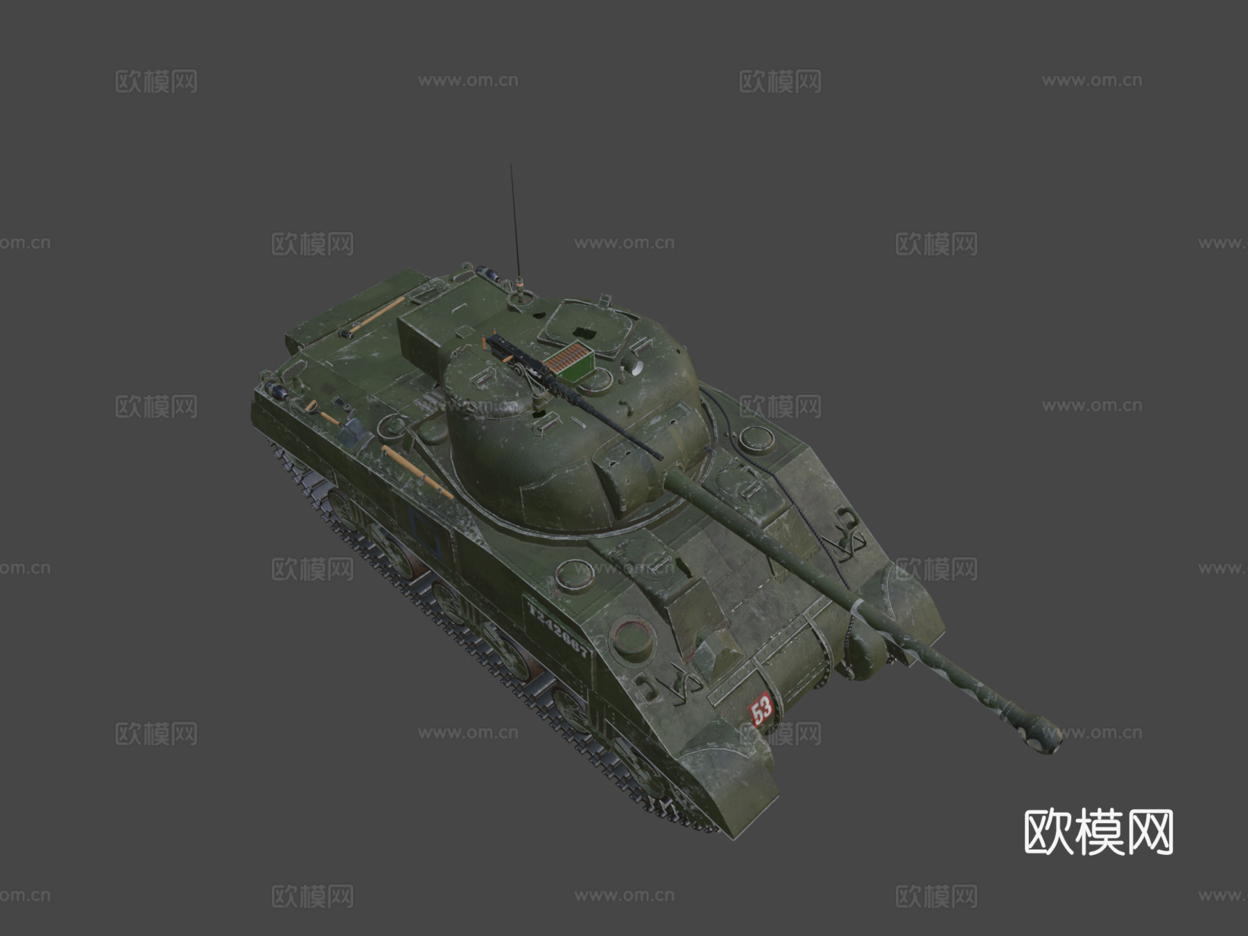 M4谢尔曼萤火虫su模型