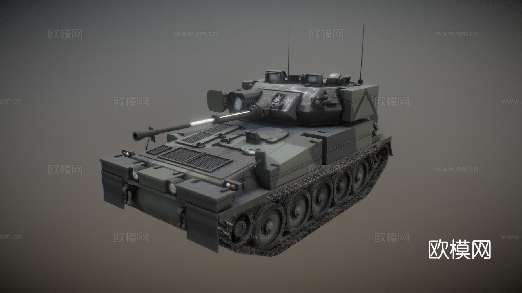 CVRT弯刀装甲侦察车su模型