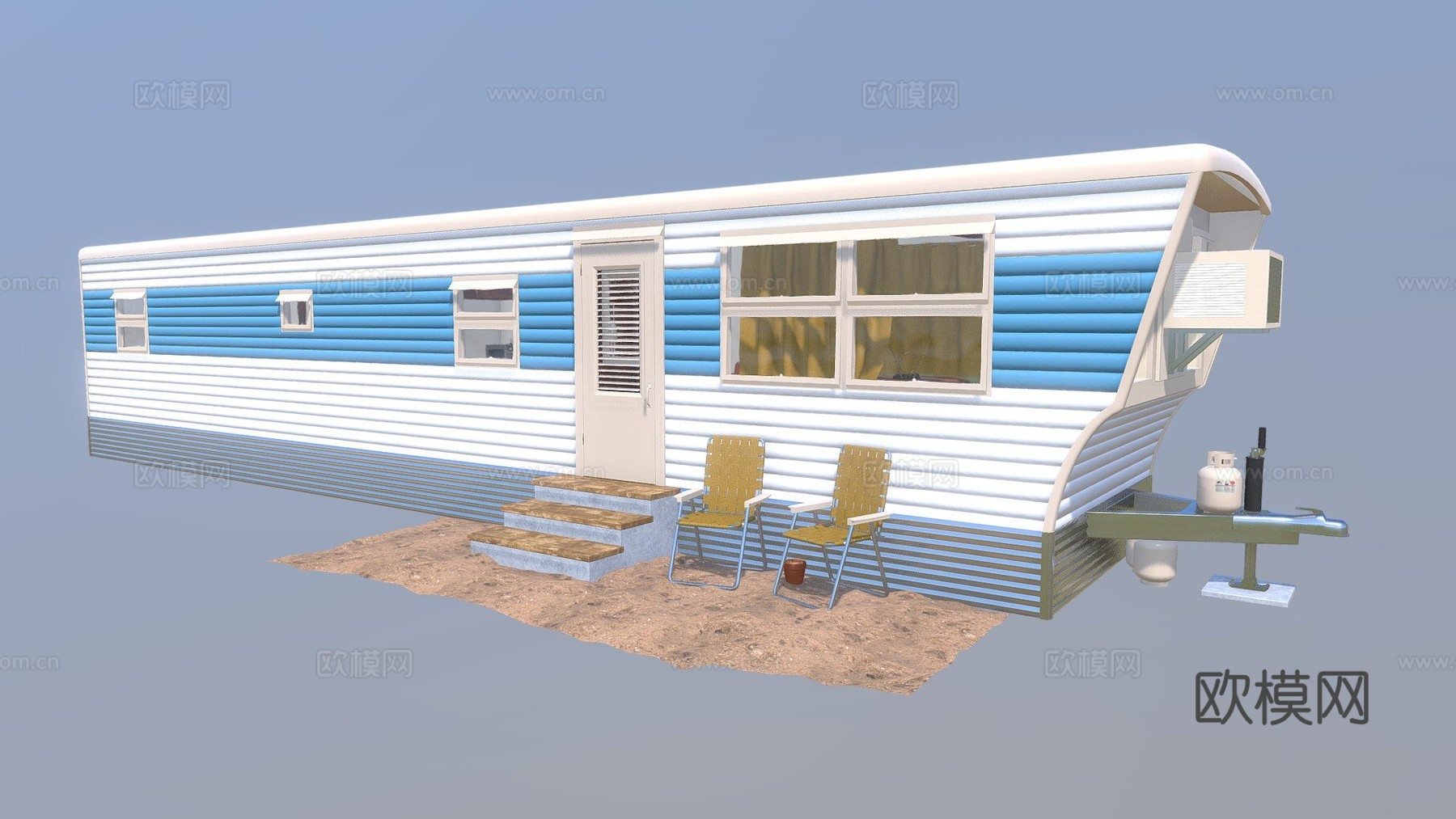 移动房屋su模型