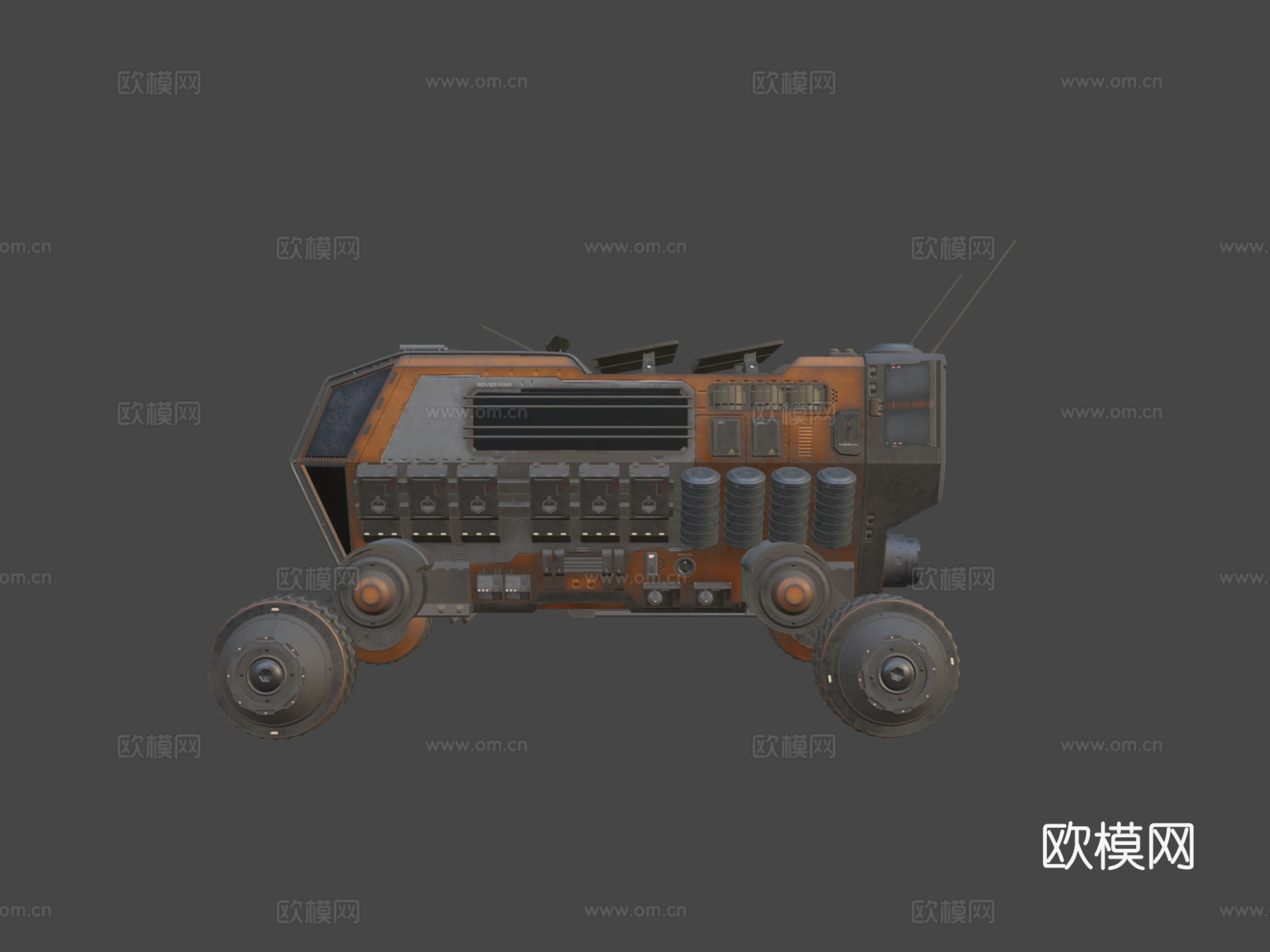 火星漫游车2su模型