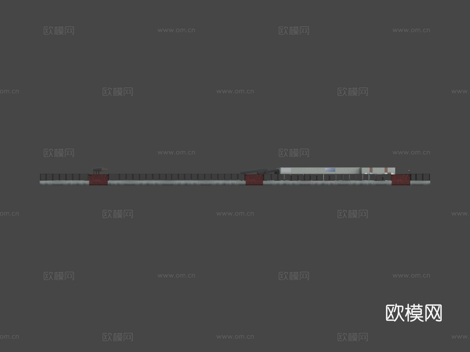 真实停车场巴士汽车 VRVXsu模型