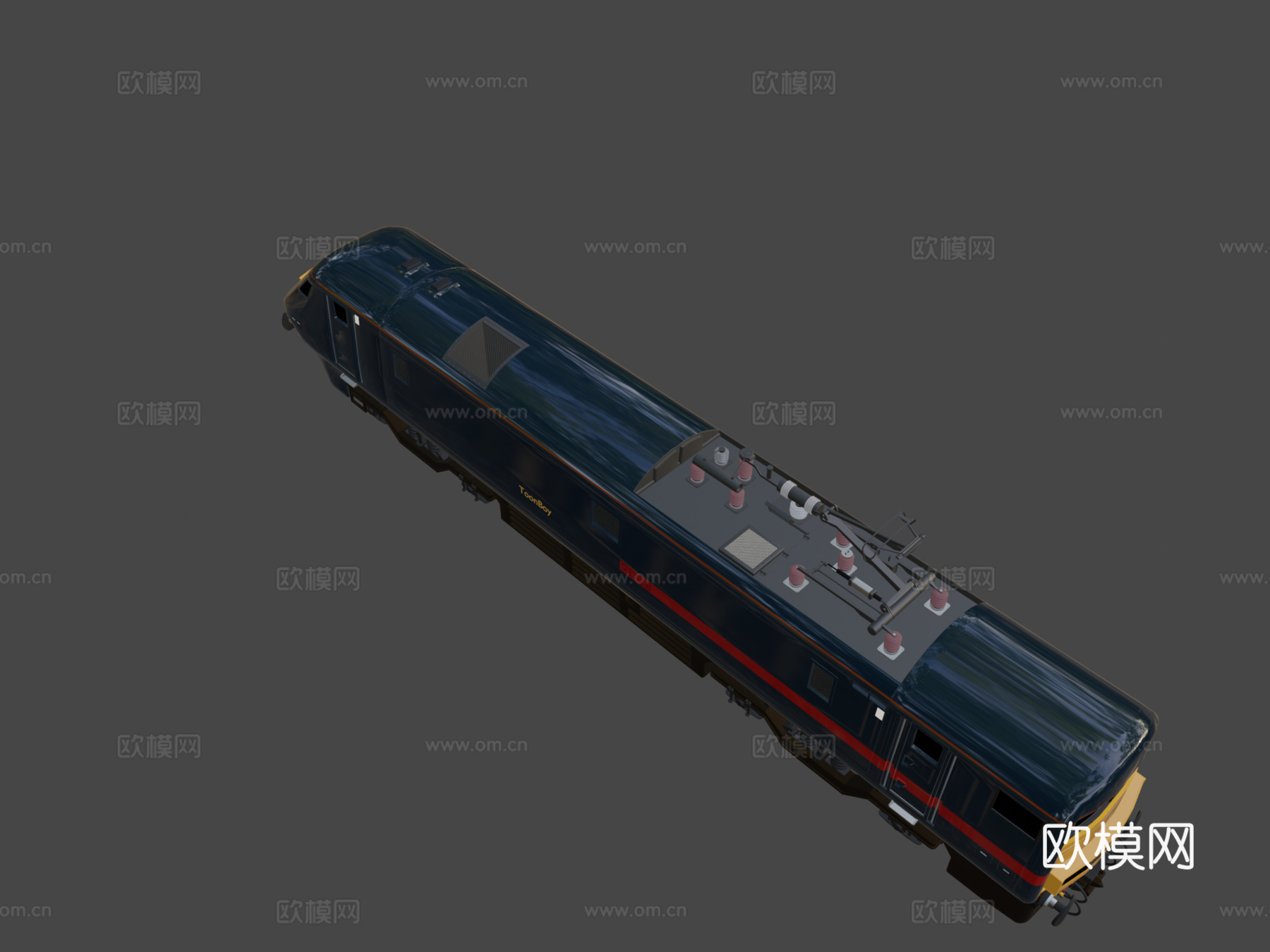 火车91级动力单元GNER涂装su模型