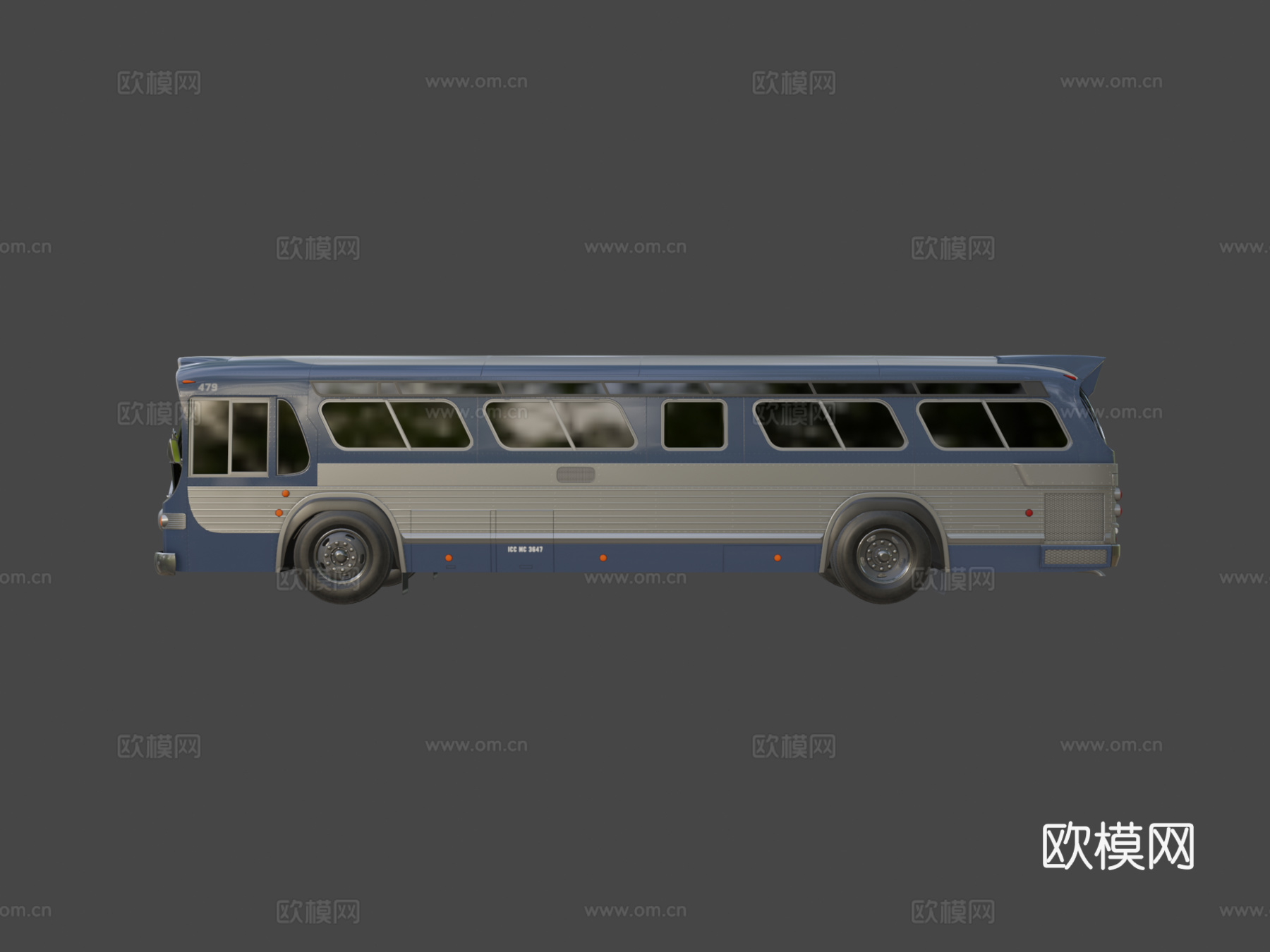 城市巴士su模型