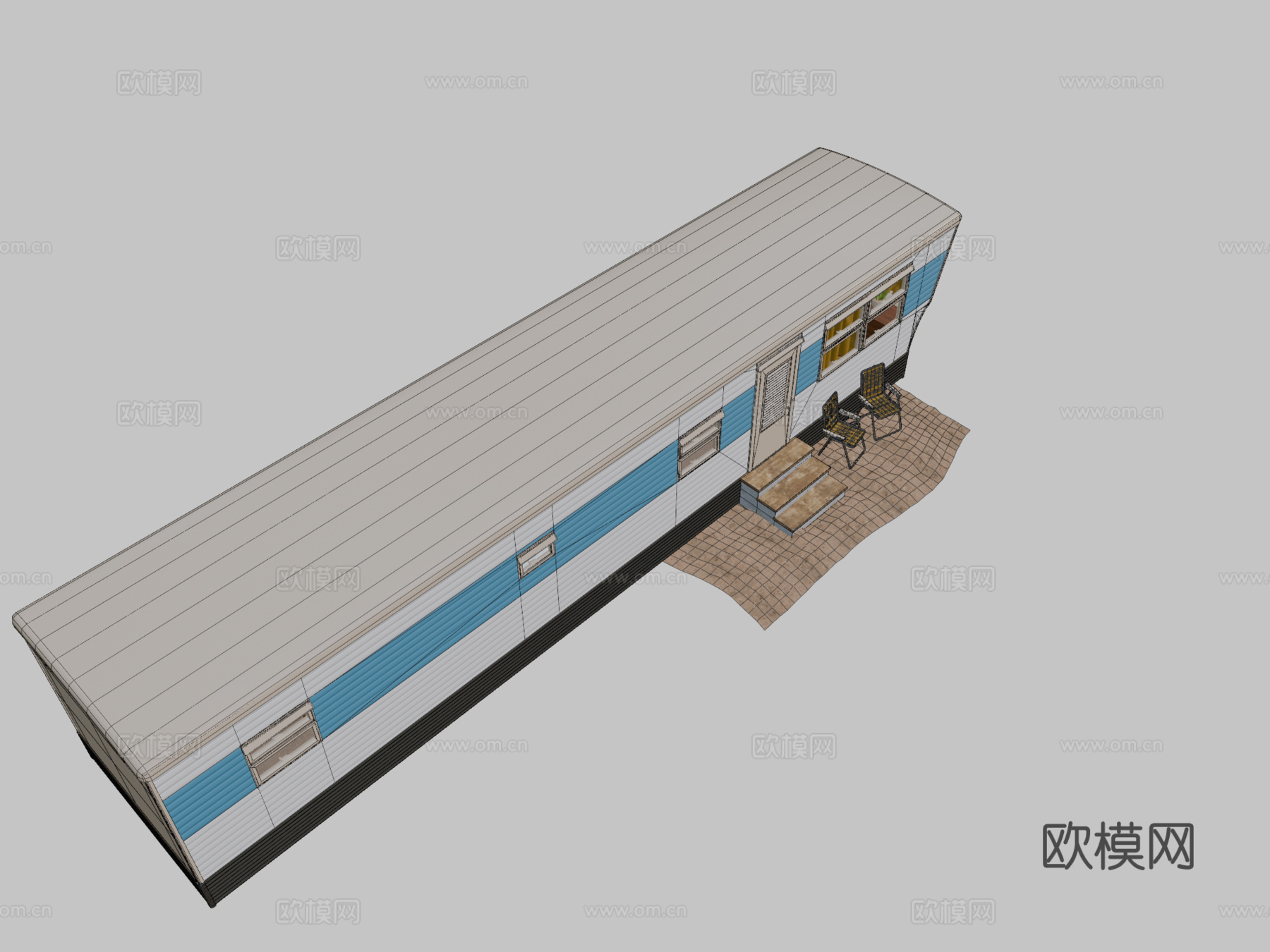 移动房屋su模型