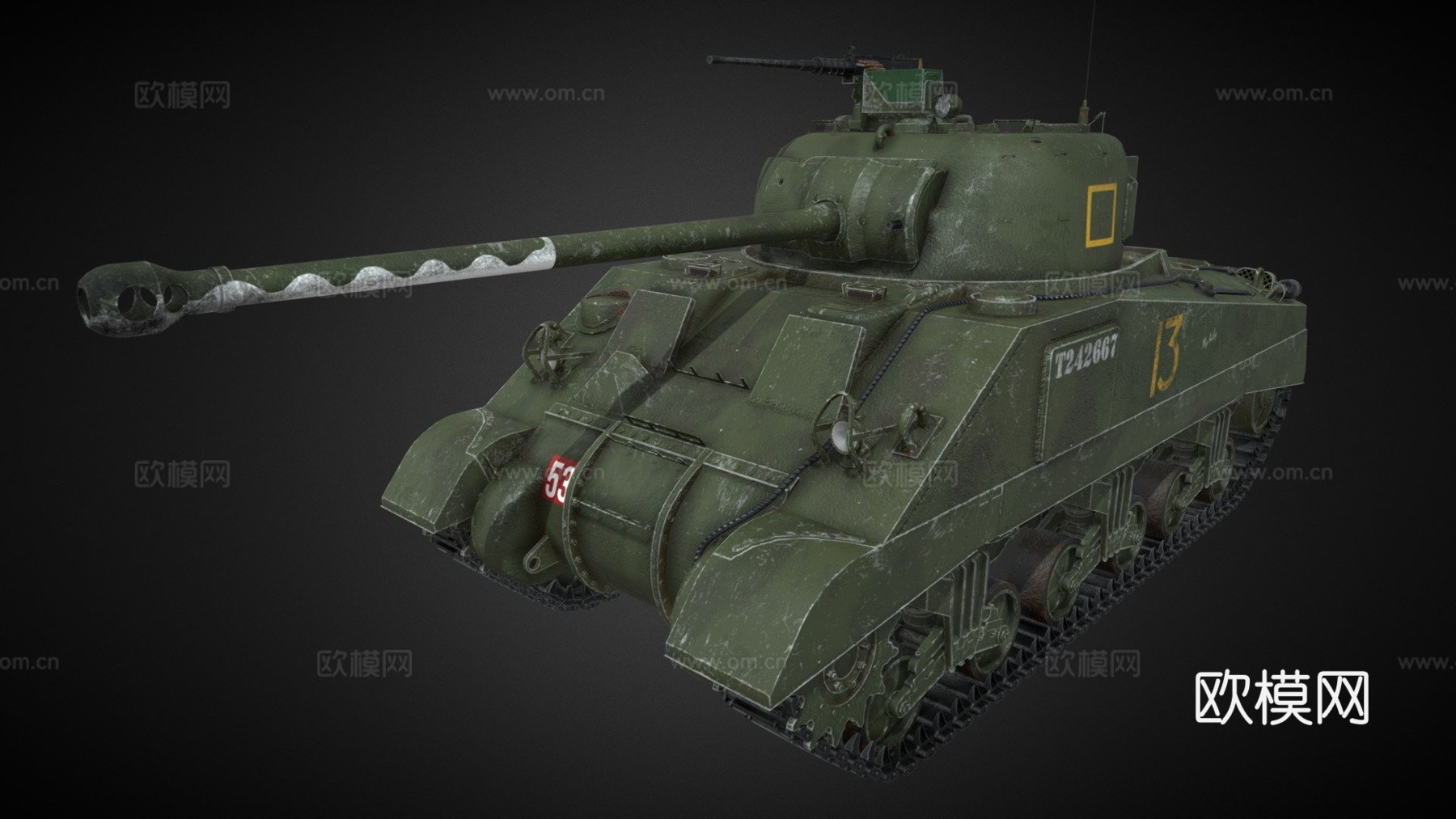 M4谢尔曼萤火虫su模型