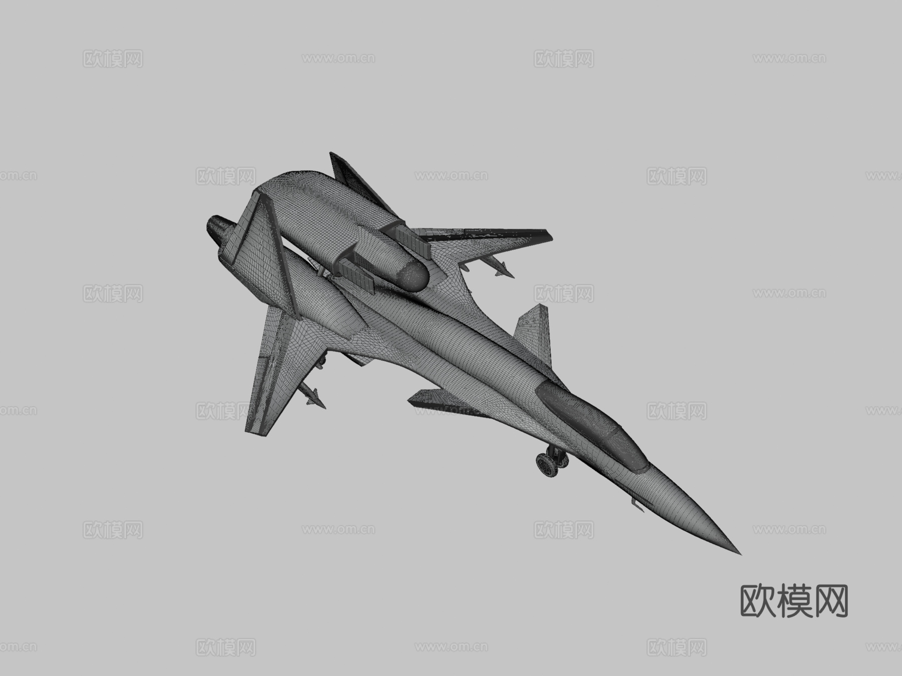 ADFX01战斗机su模型