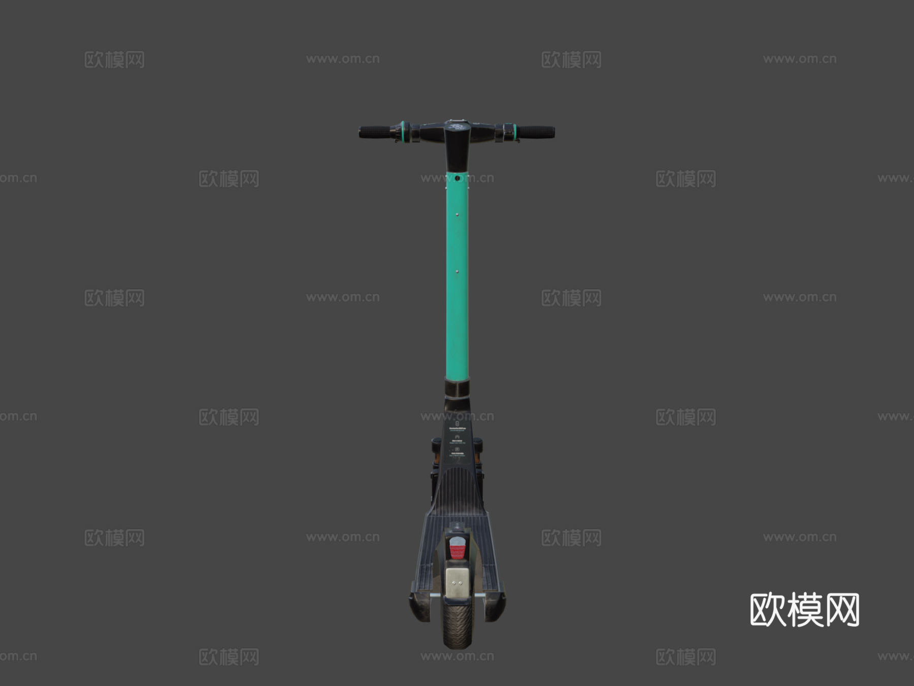 电动滑板车低多边形游戏就绪su模型