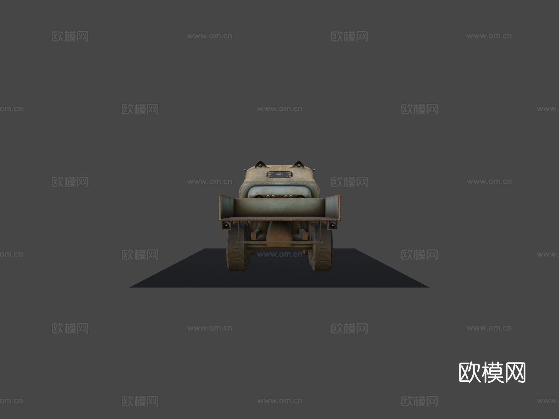 F4NV 平板卡车su模型