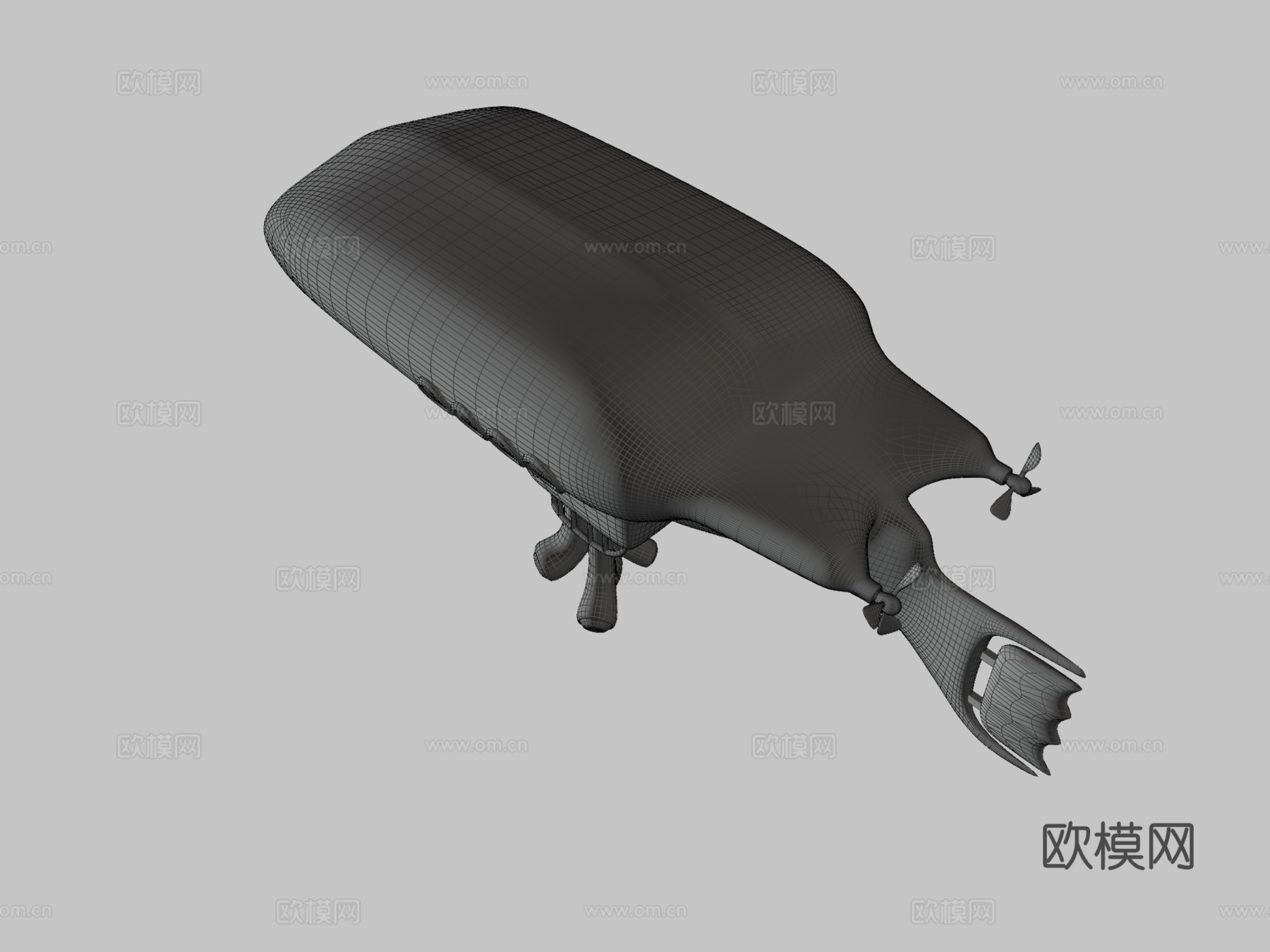 黄色潜水艇su模型