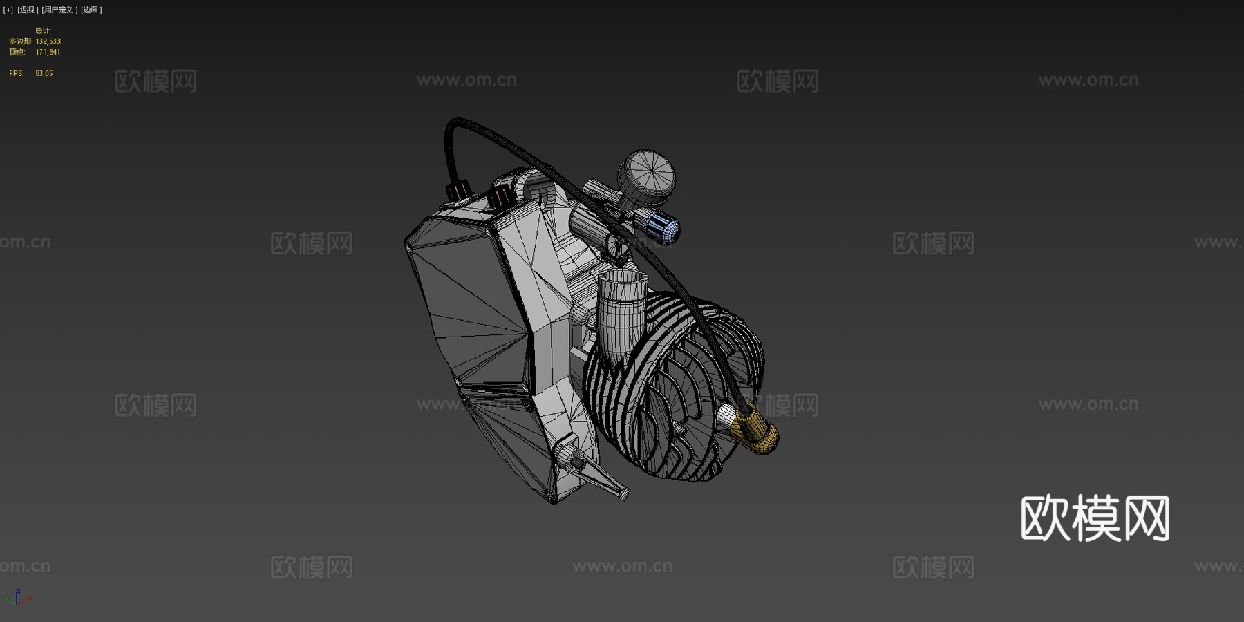 自行车发动机 TFLEX CAD STsu模型