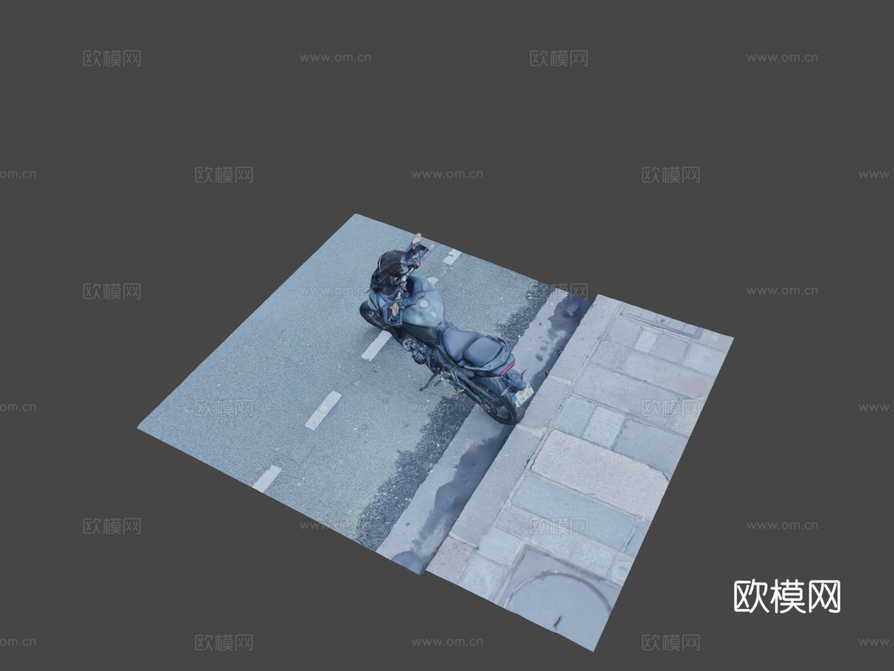 雅马哈Tracer 9摩托车su模型