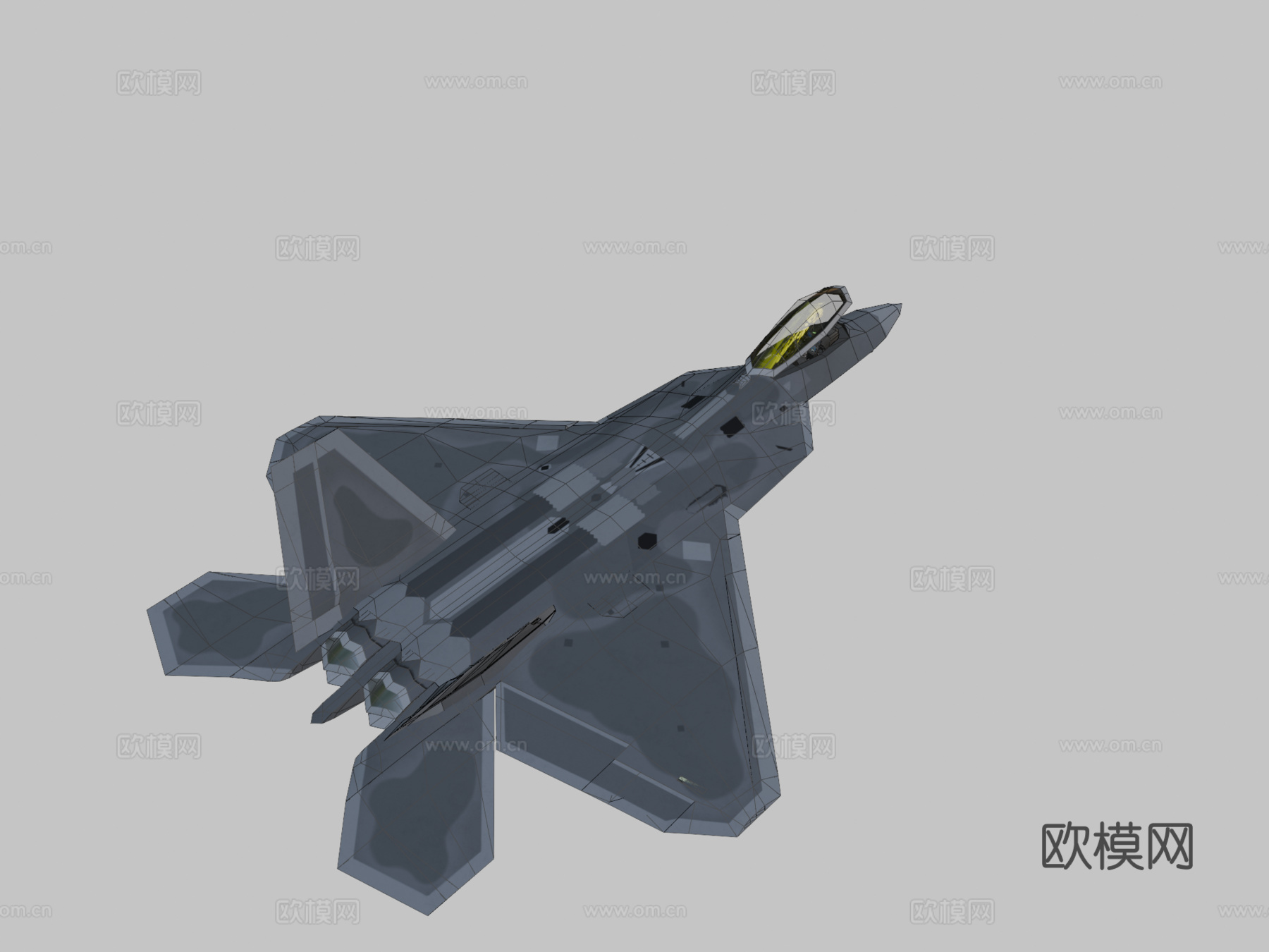 洛克希德·马丁 F22 猛禽su模型