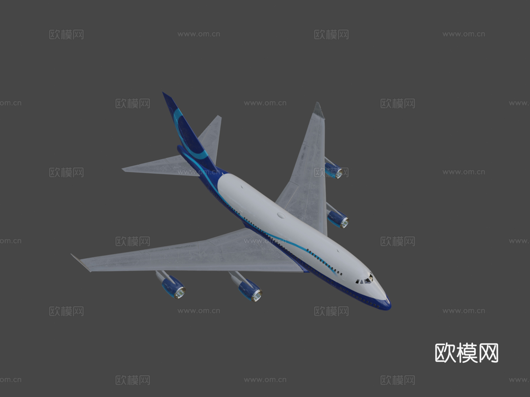 波音 747SPsu模型