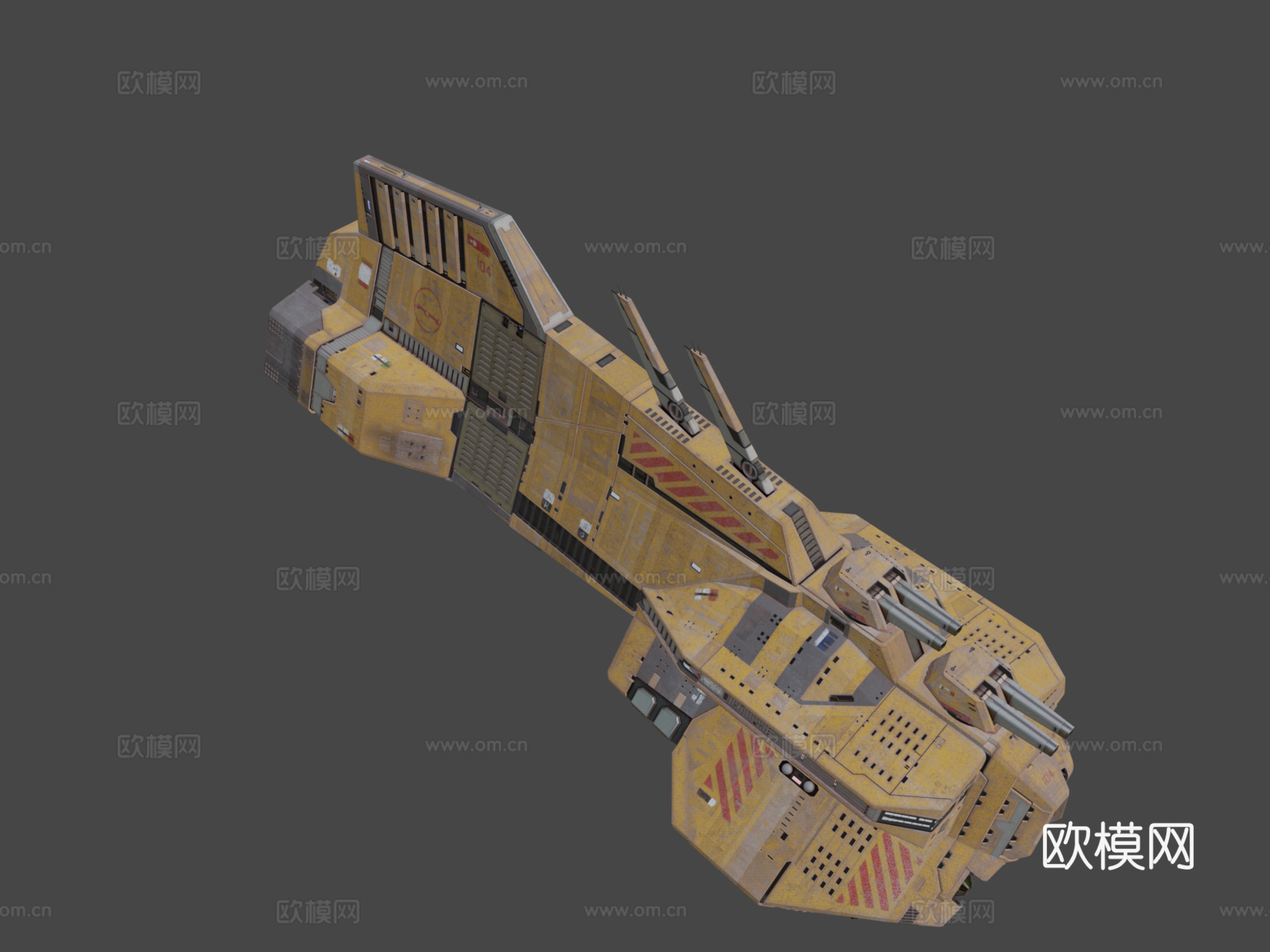 家园世界泰坦驱逐舰su模型