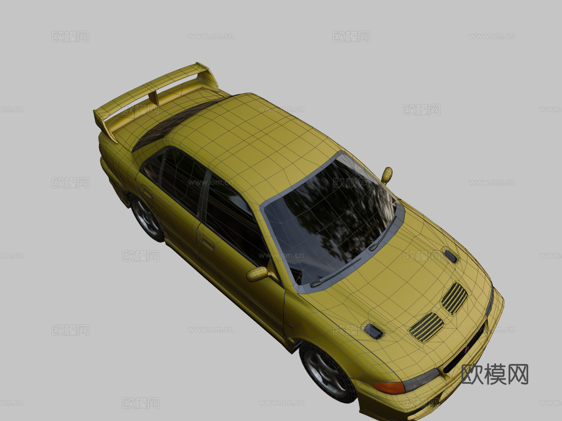 三菱蓝瑟Evo 3su模型