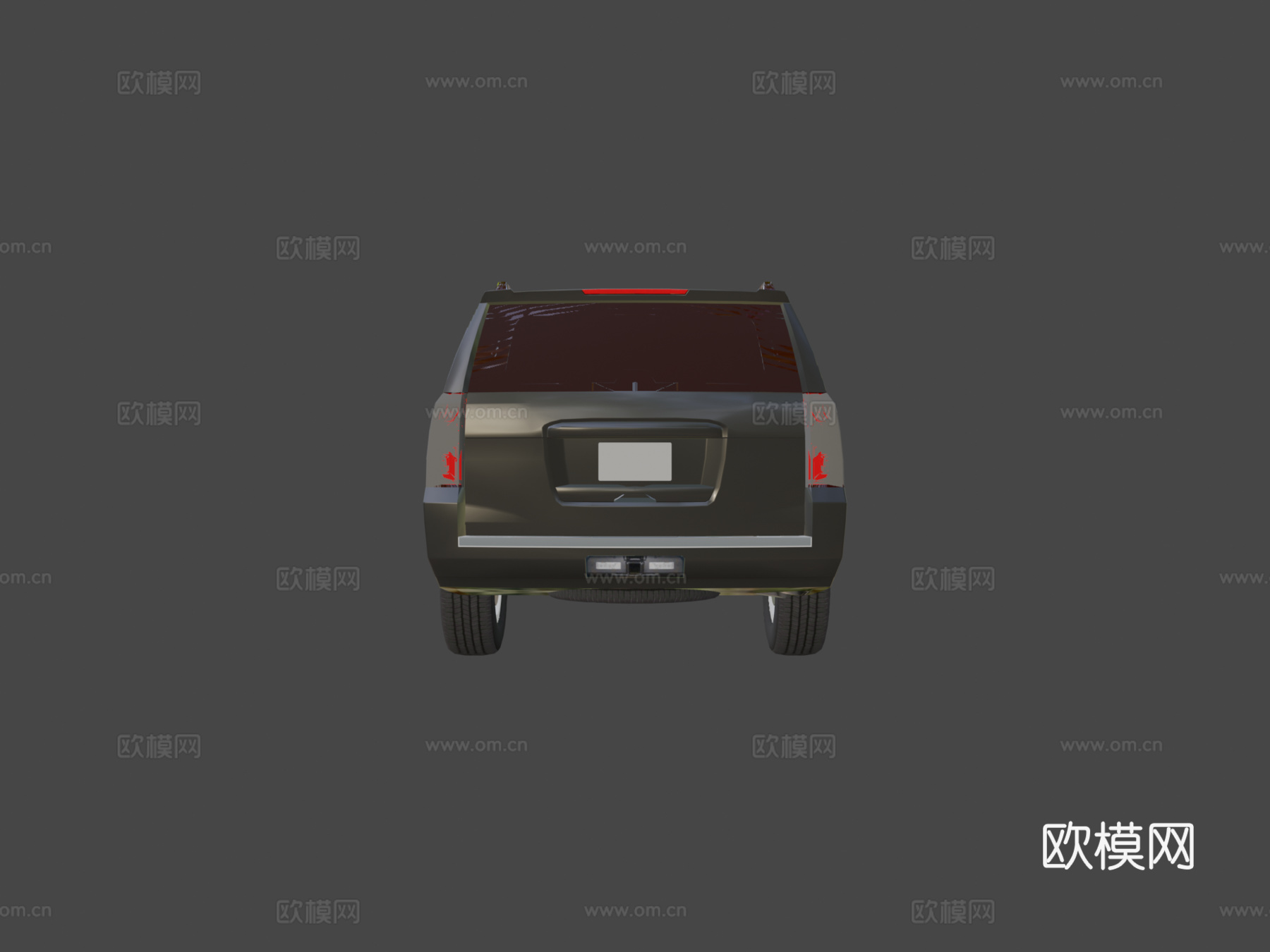 雪佛兰萨博班2015特勤局su模型